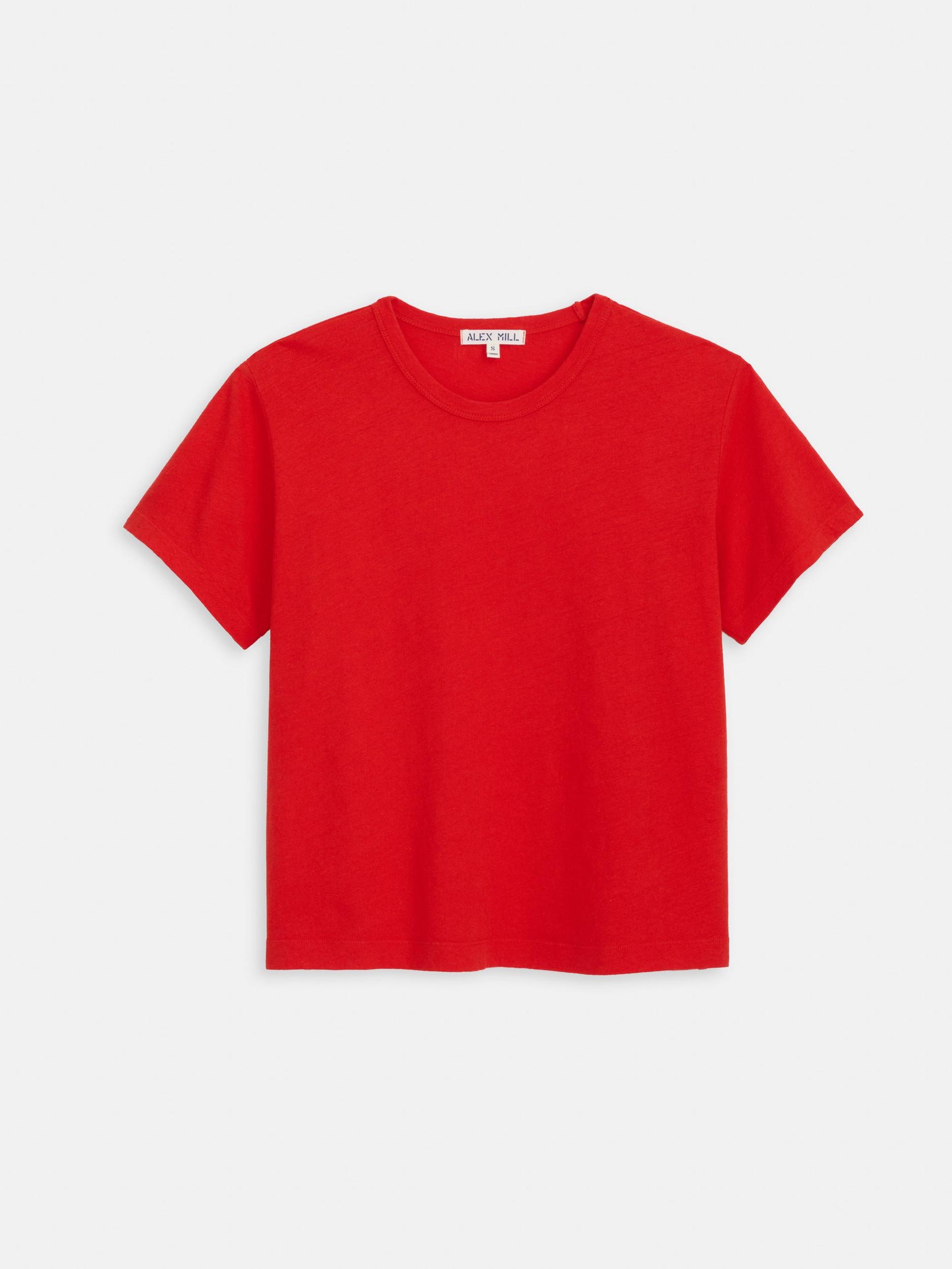 Garcon Tee In Linen Cotton Product Image