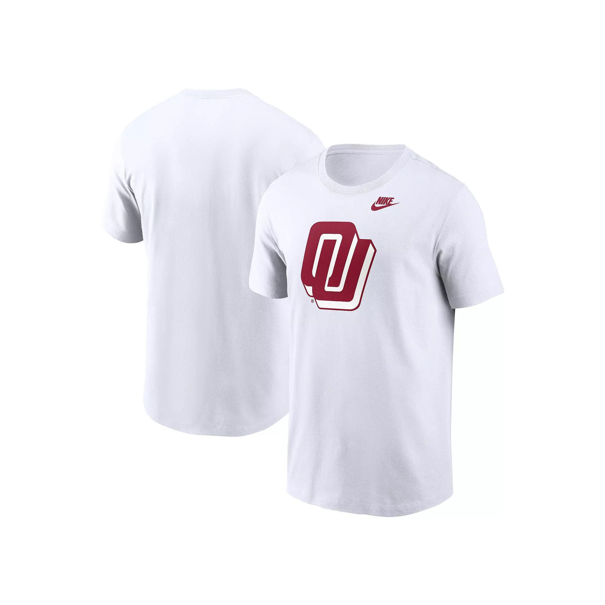 Men's Nike White Oklahoma Sooners Primetime Alternate Logo T-Shirt,  Product Image