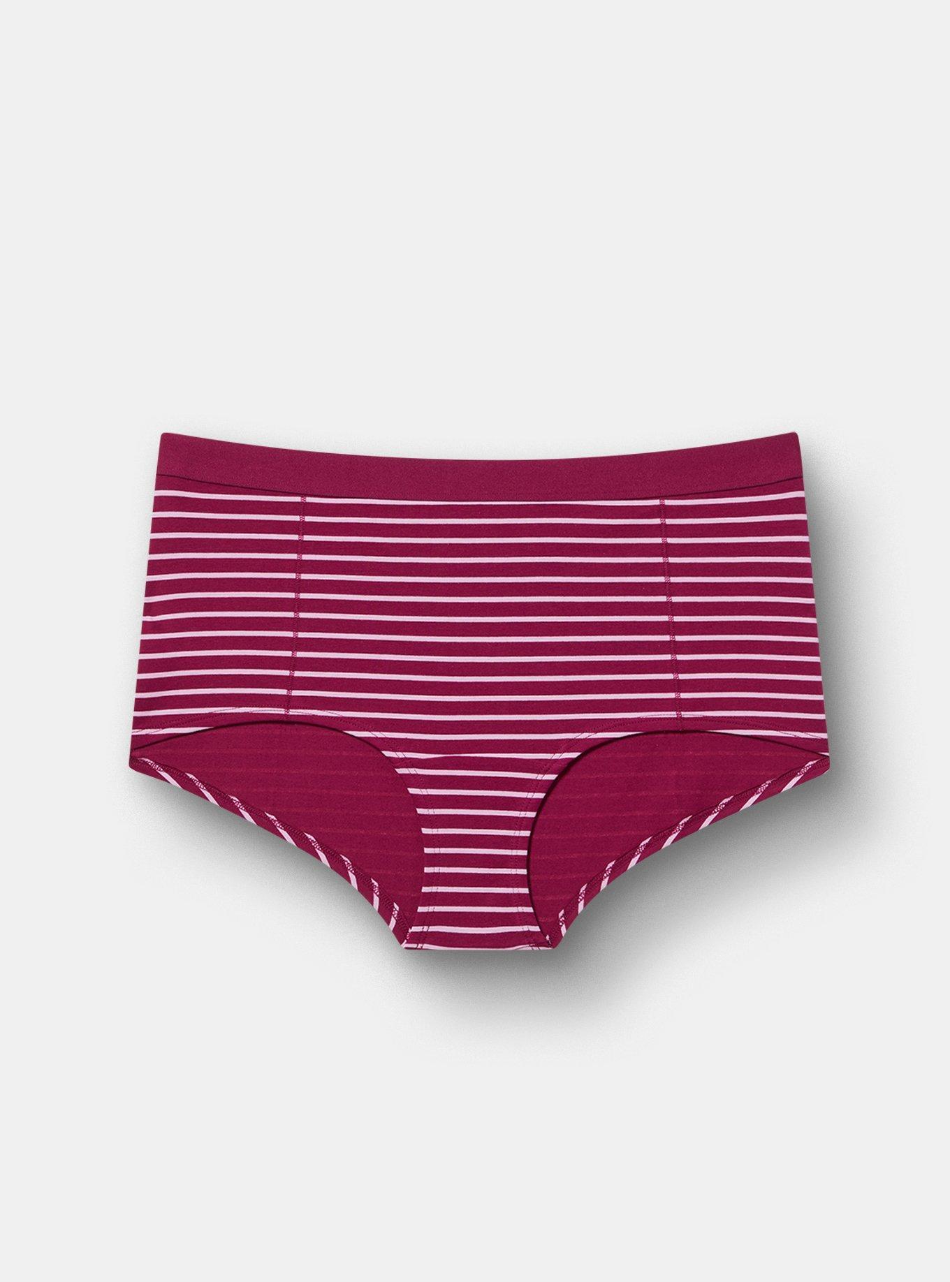 Mid-Rise Cotton Boyshort Panty Product Image