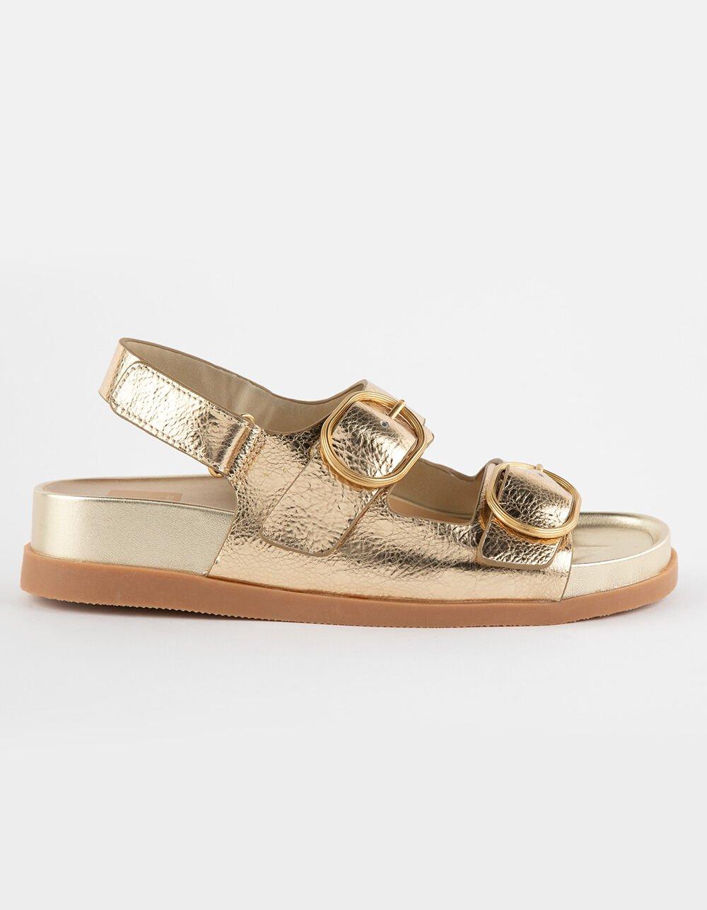 DOLCE VITA Starla 2 Strap Womens Sandals - GOLD Product Image