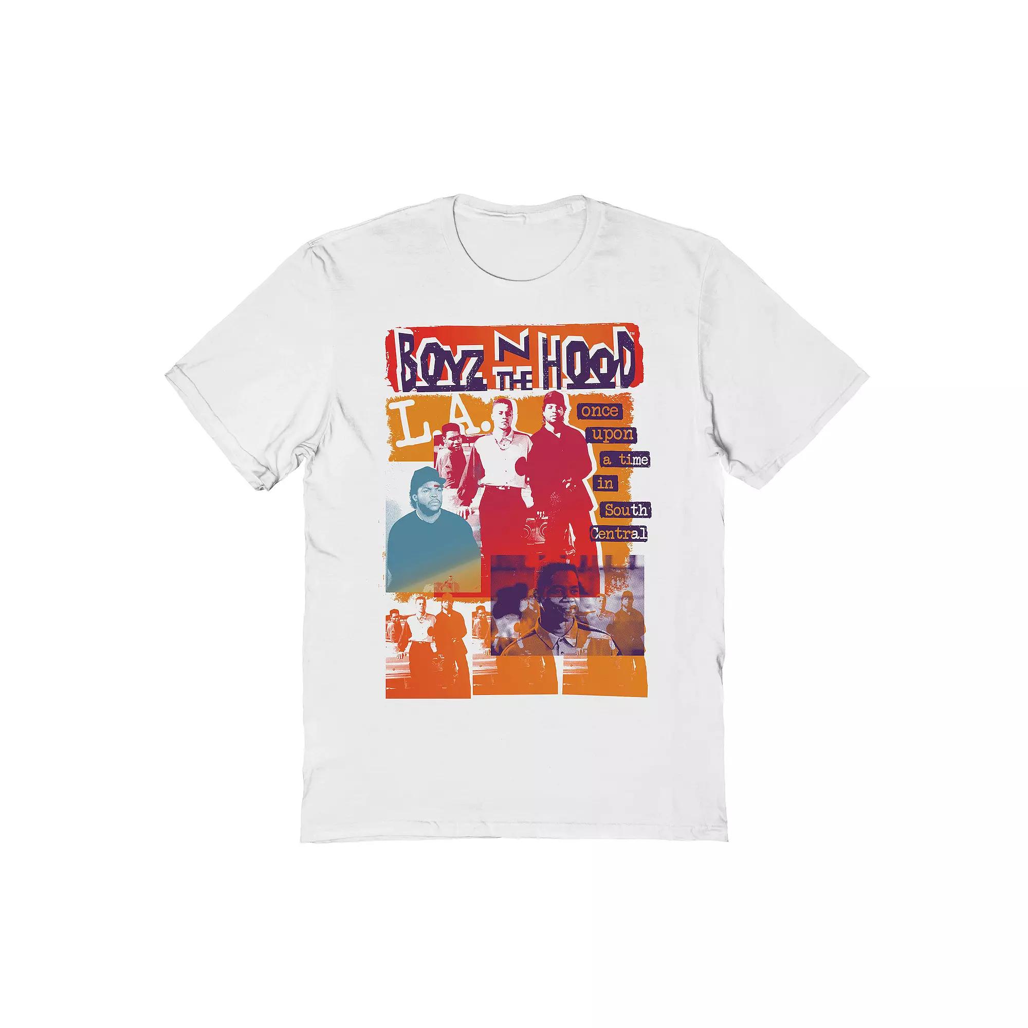 Men's Stencil Graphic T-Shirt, Size: Large, White Product Image