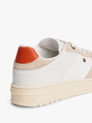 Mixed Texture Suede Cupsole Sneaker Product Image