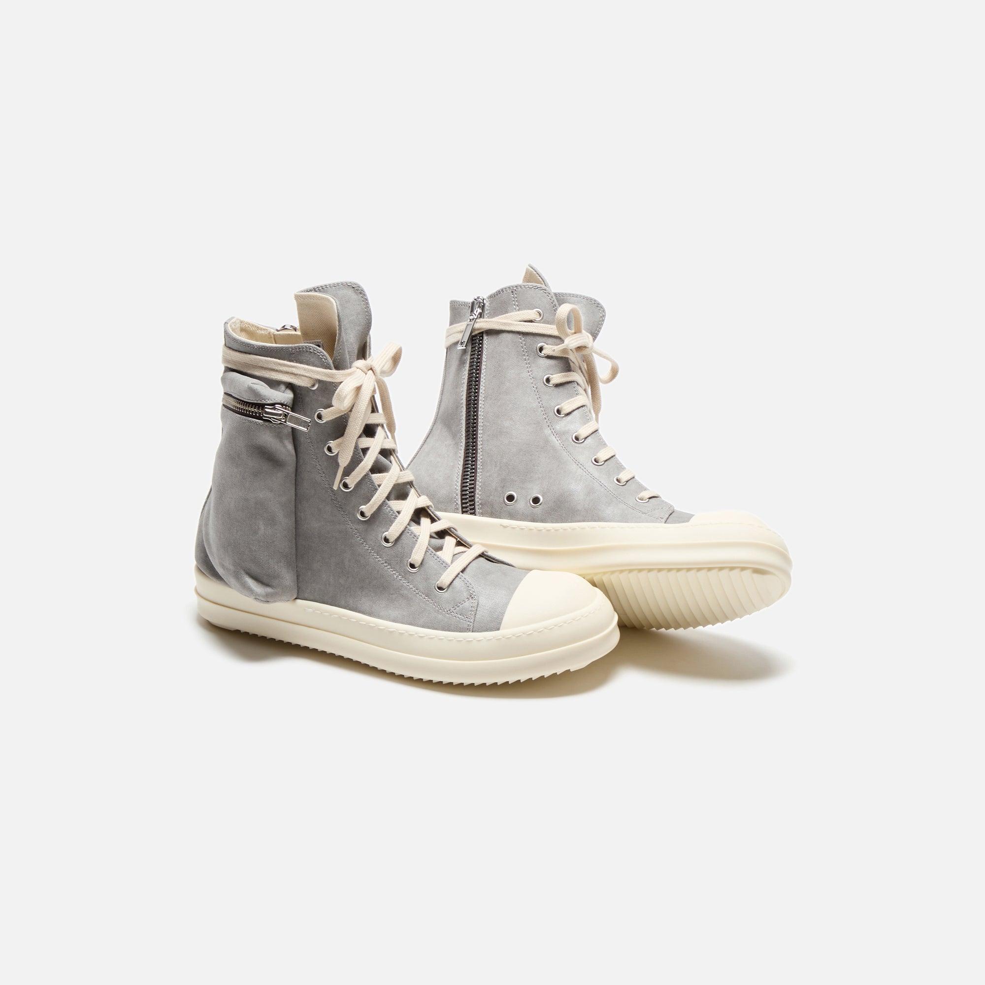 Rick Owens DRKSHDW Cargo Sneakers - Pearl / Milk Male Product Image