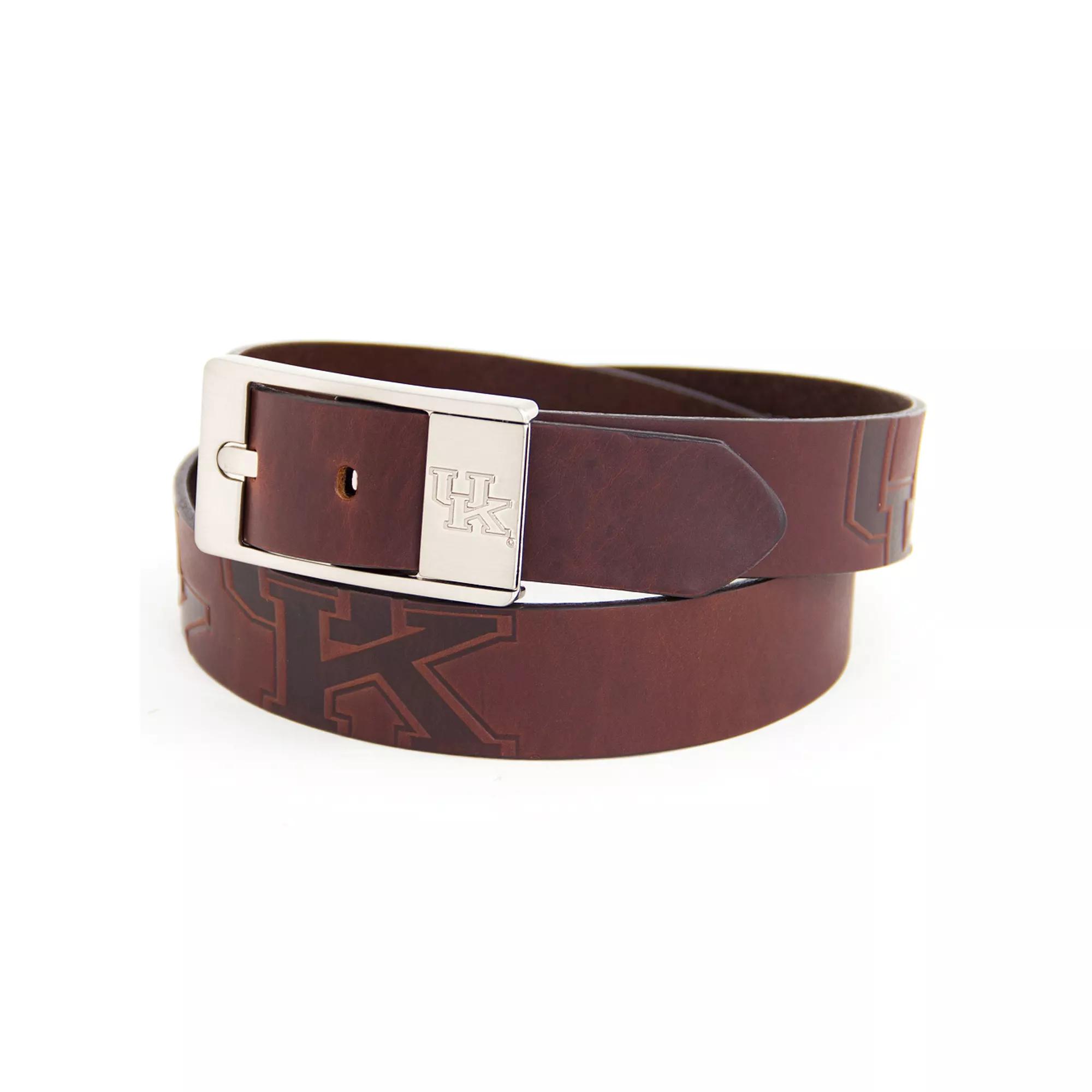 Men's North Carolina State Wolfpack Brandish Leather Belt,  Product Image