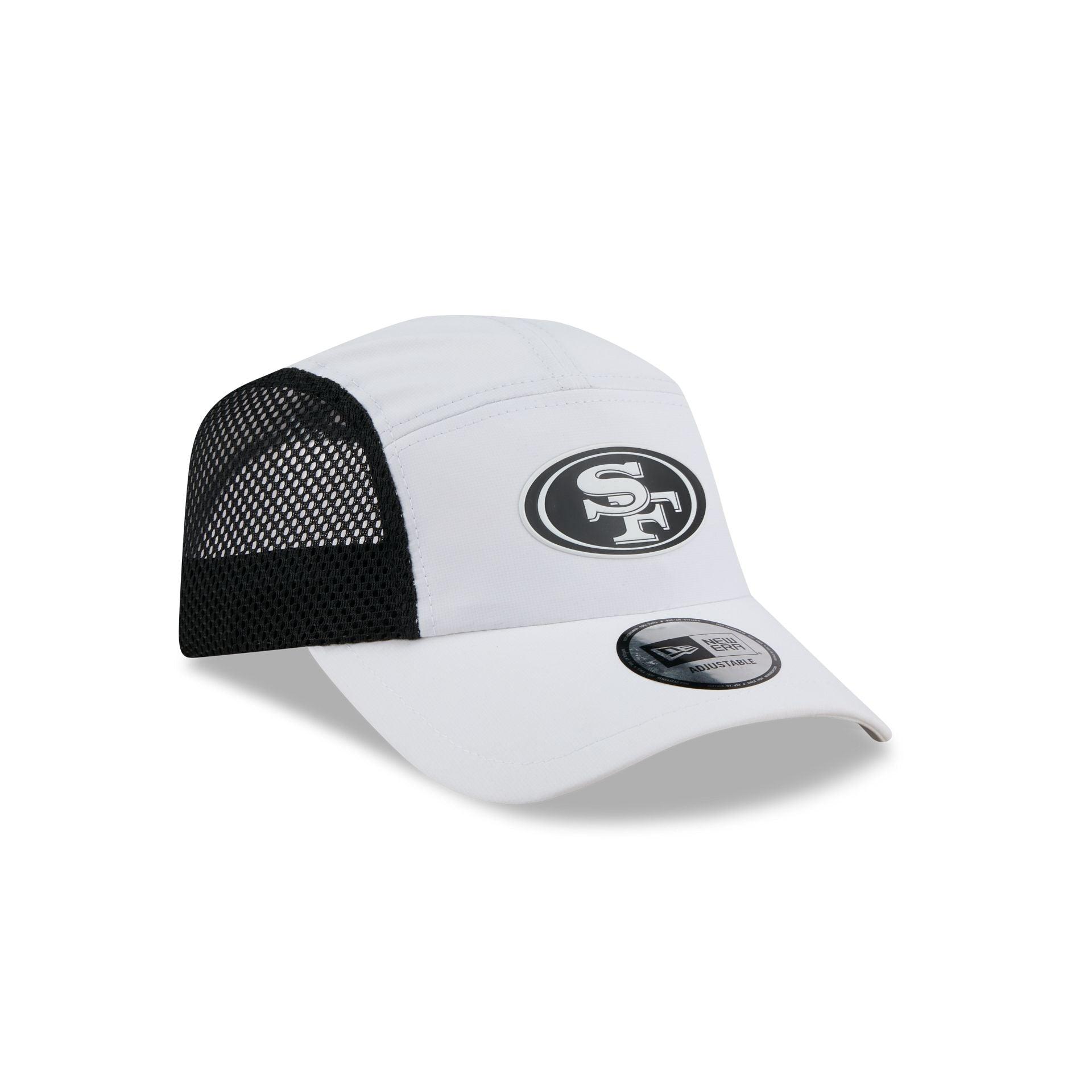 San Francisco 49ers White Poly Runner Adjustable Hat Male Product Image