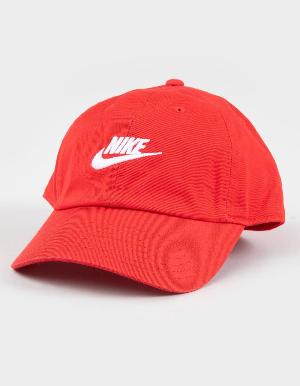 NIKE Heritage 86 Swoosh Strapback Hat - RED Product Image