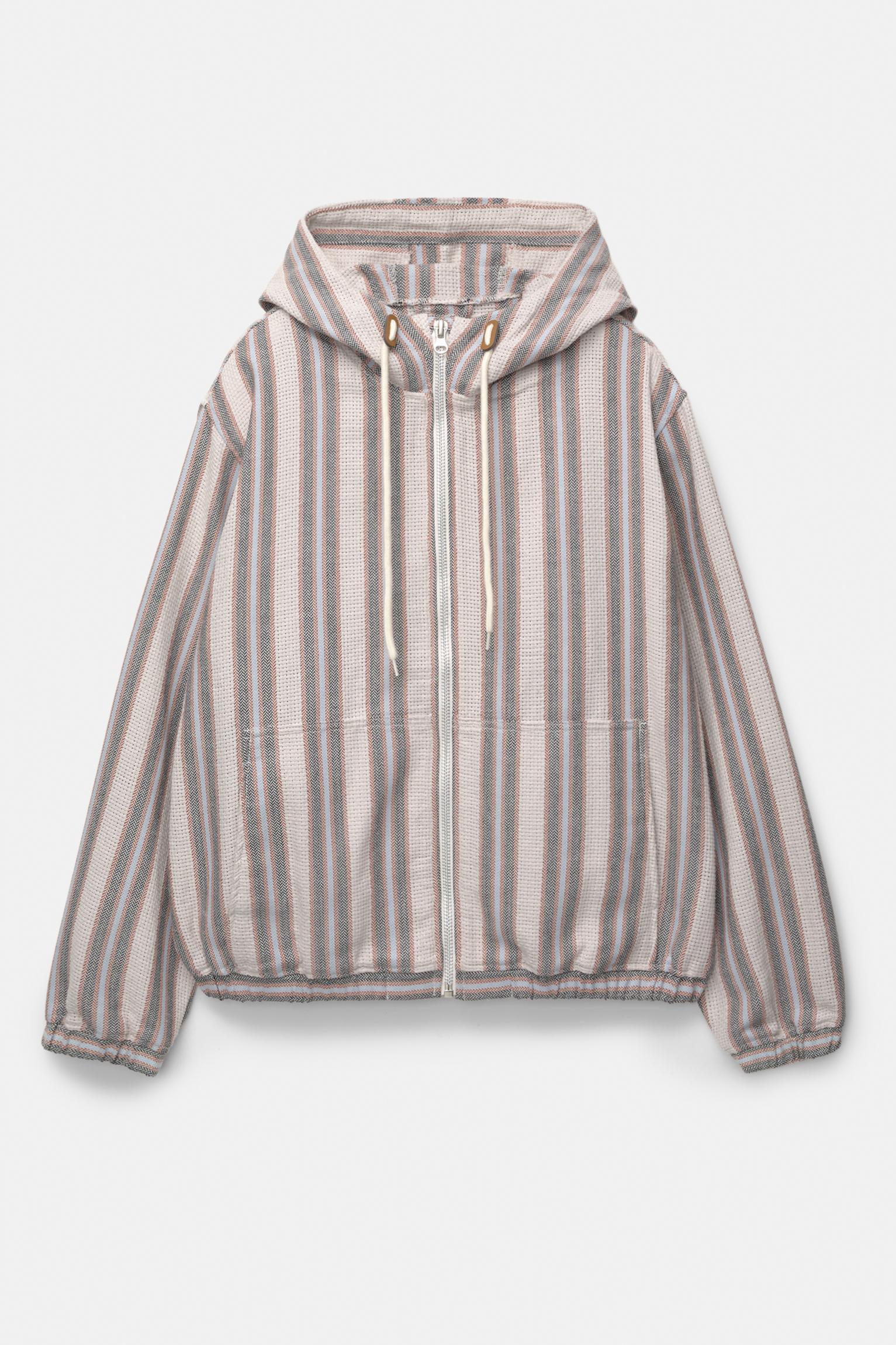 Striped rustic jacket Product Image