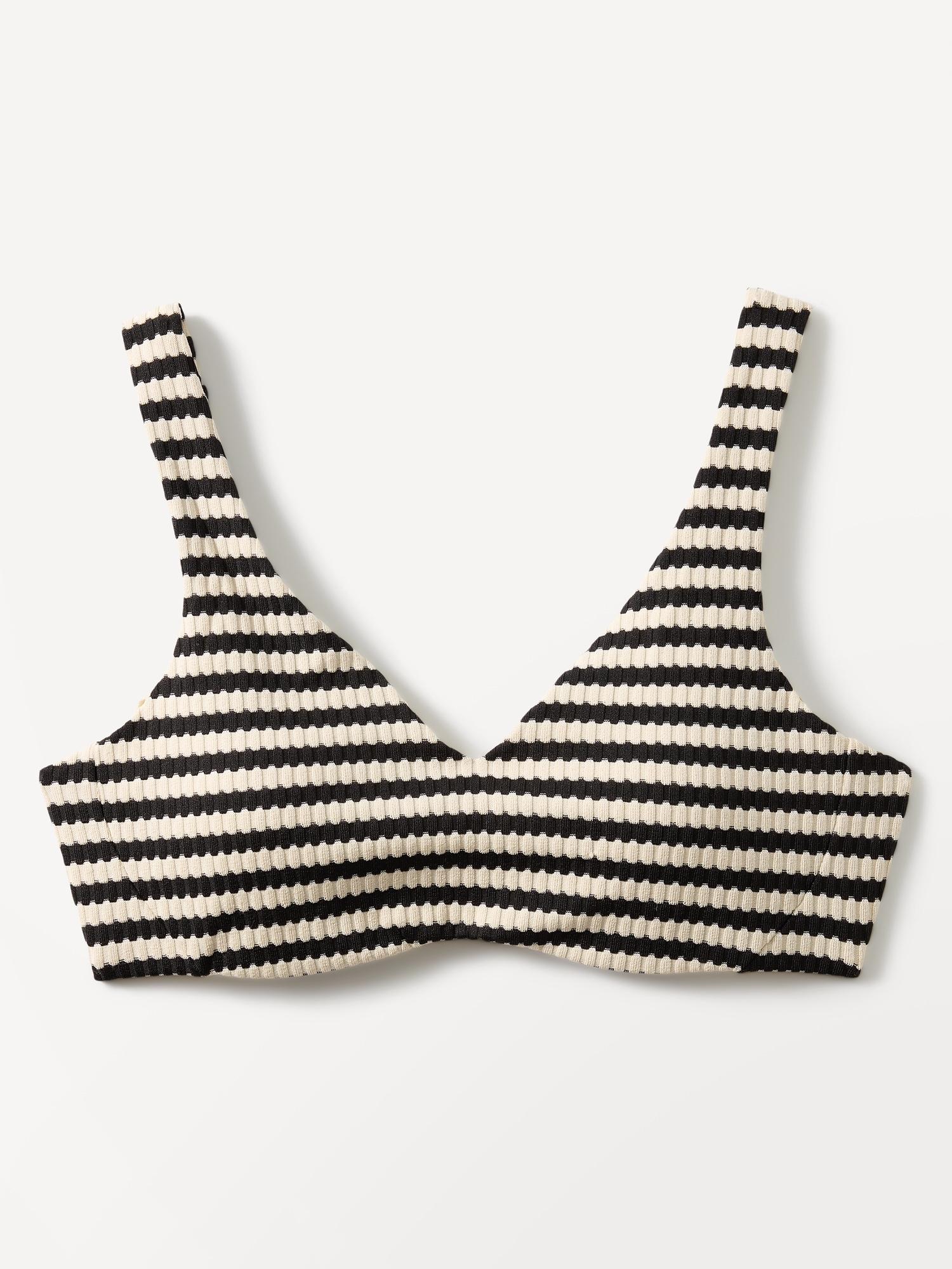 Paradise Yarn Dye Bra Cup Bikini Top Product Image