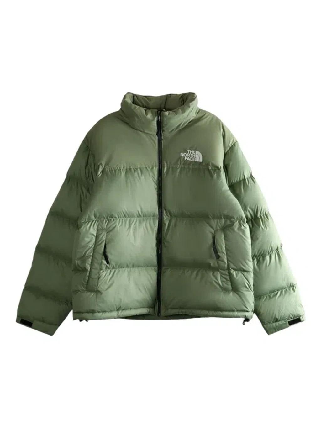 THE NORTH FACE Retro Nuptse 1996 Bark Mist Down Jacket In Green Product Image