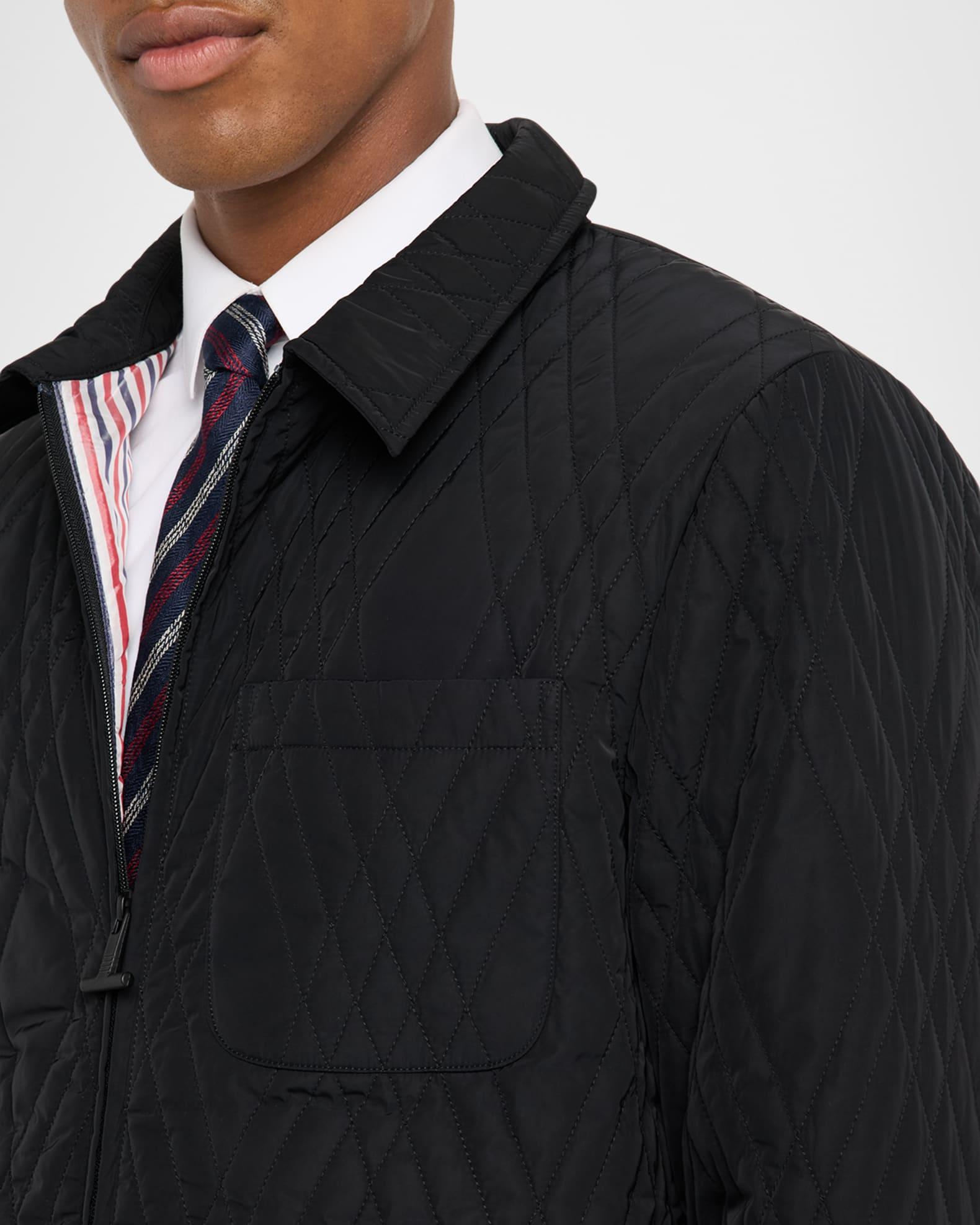 Men's Eco Filled Quilted Twill Overshirt  Product Image