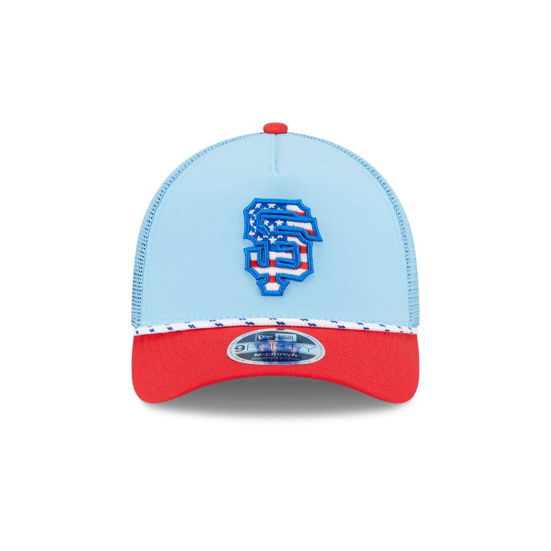 Washington Nationals Independence Day 2025 9FORTY M-Crown A-Frame Trucker Hat Male Product Image