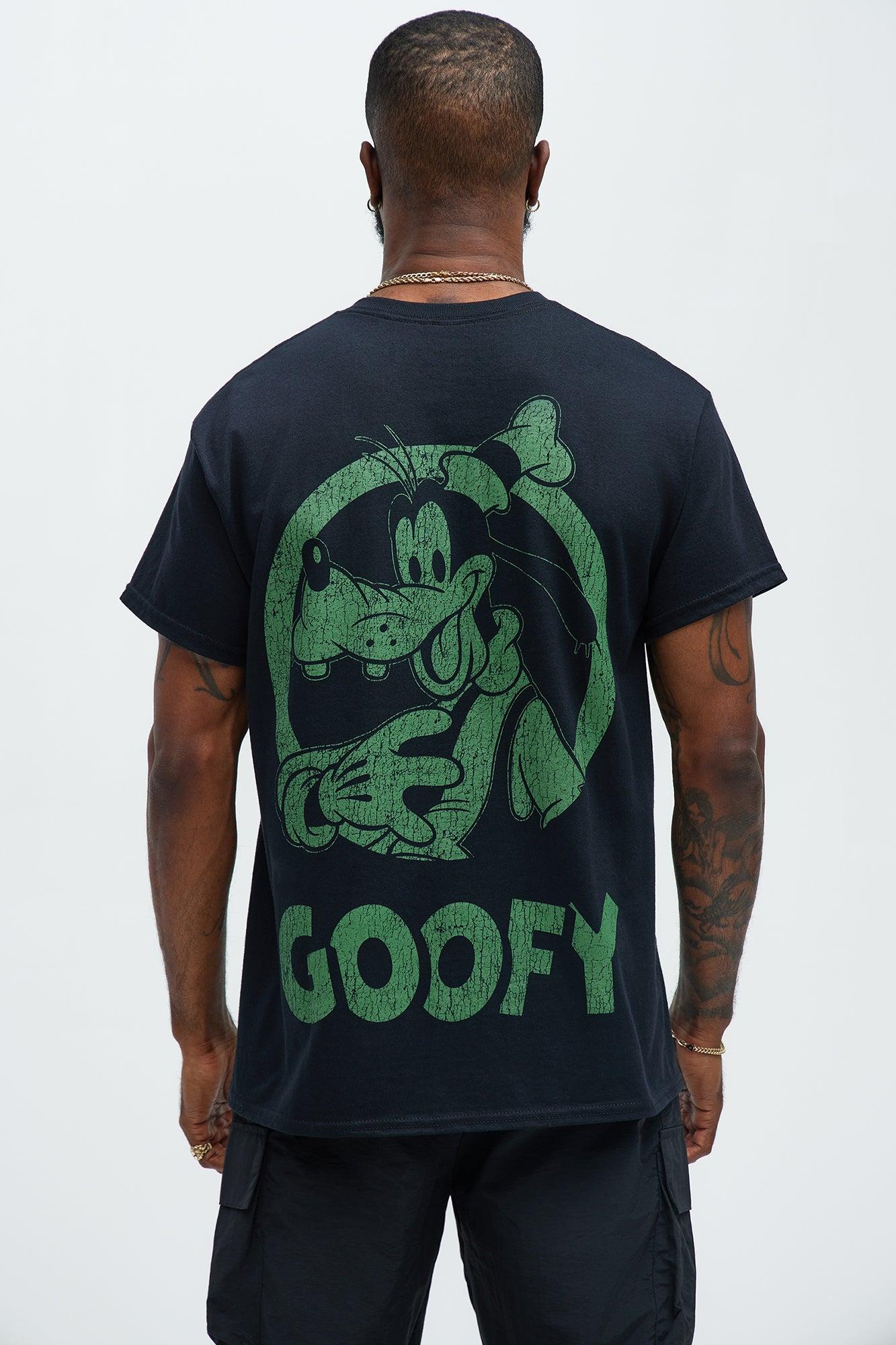Disney Green Goofy Short Sleeve Tee - Black Product Image