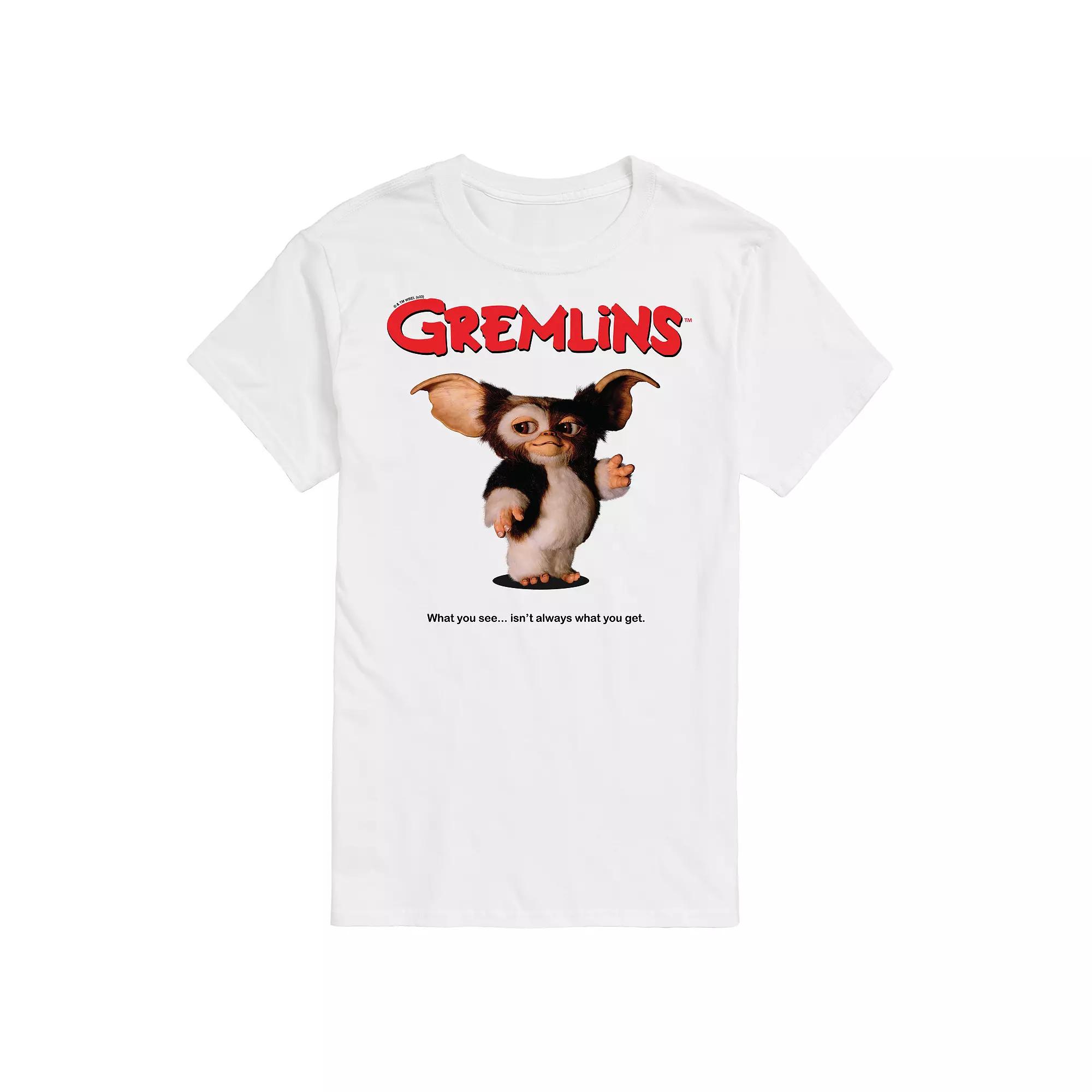 Big & Tall Gremlins Movie Poster Graphic Tee, Men's,  Product Image