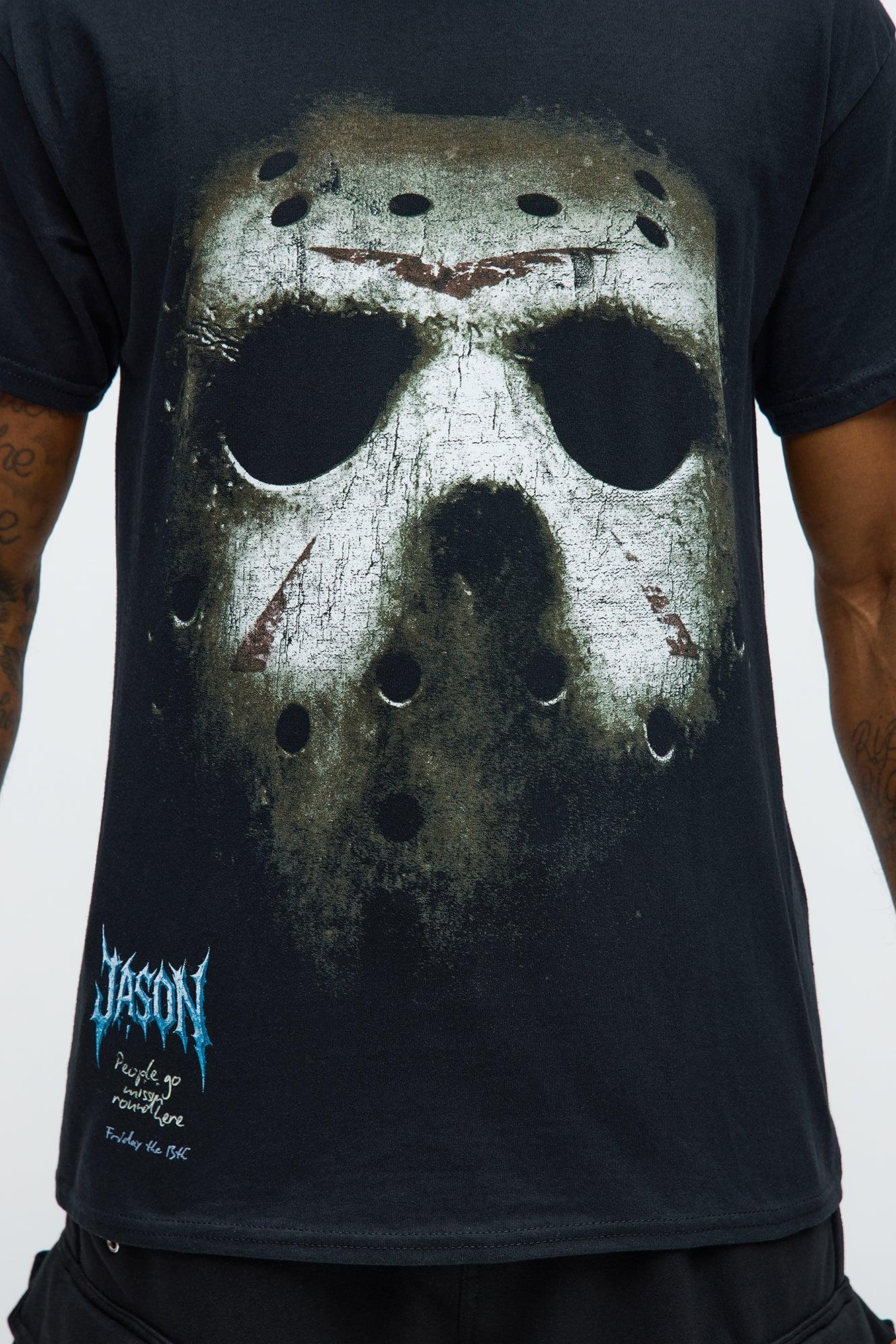 Friday The 13th People Go Missing Short Sleeve Tee - Black Male Product Image