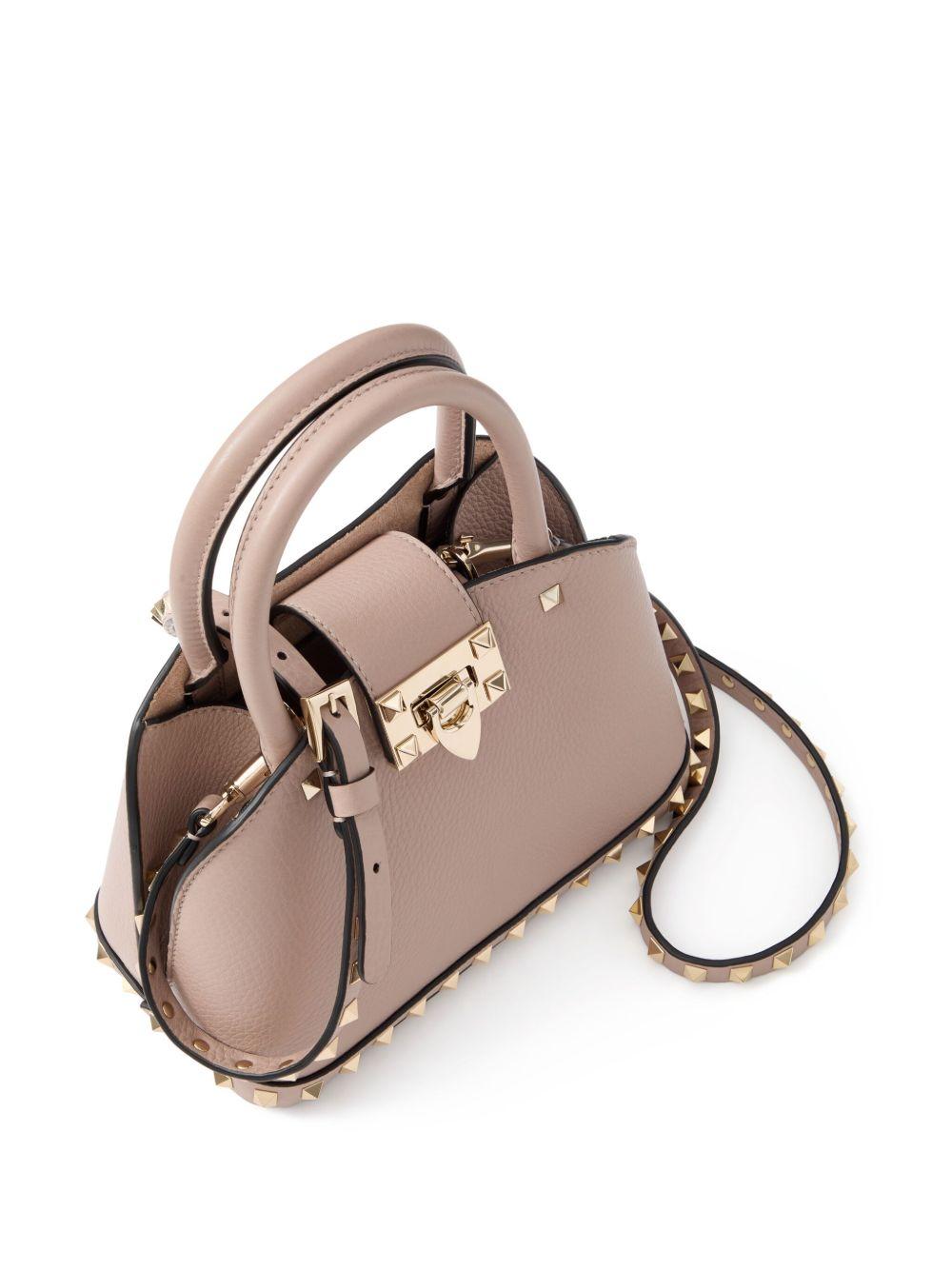 rockstud leather tote bag Product Image