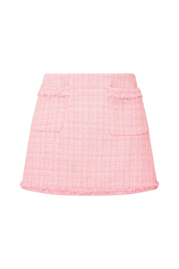 Adalena Sparkle Tweed Skirt Product Image