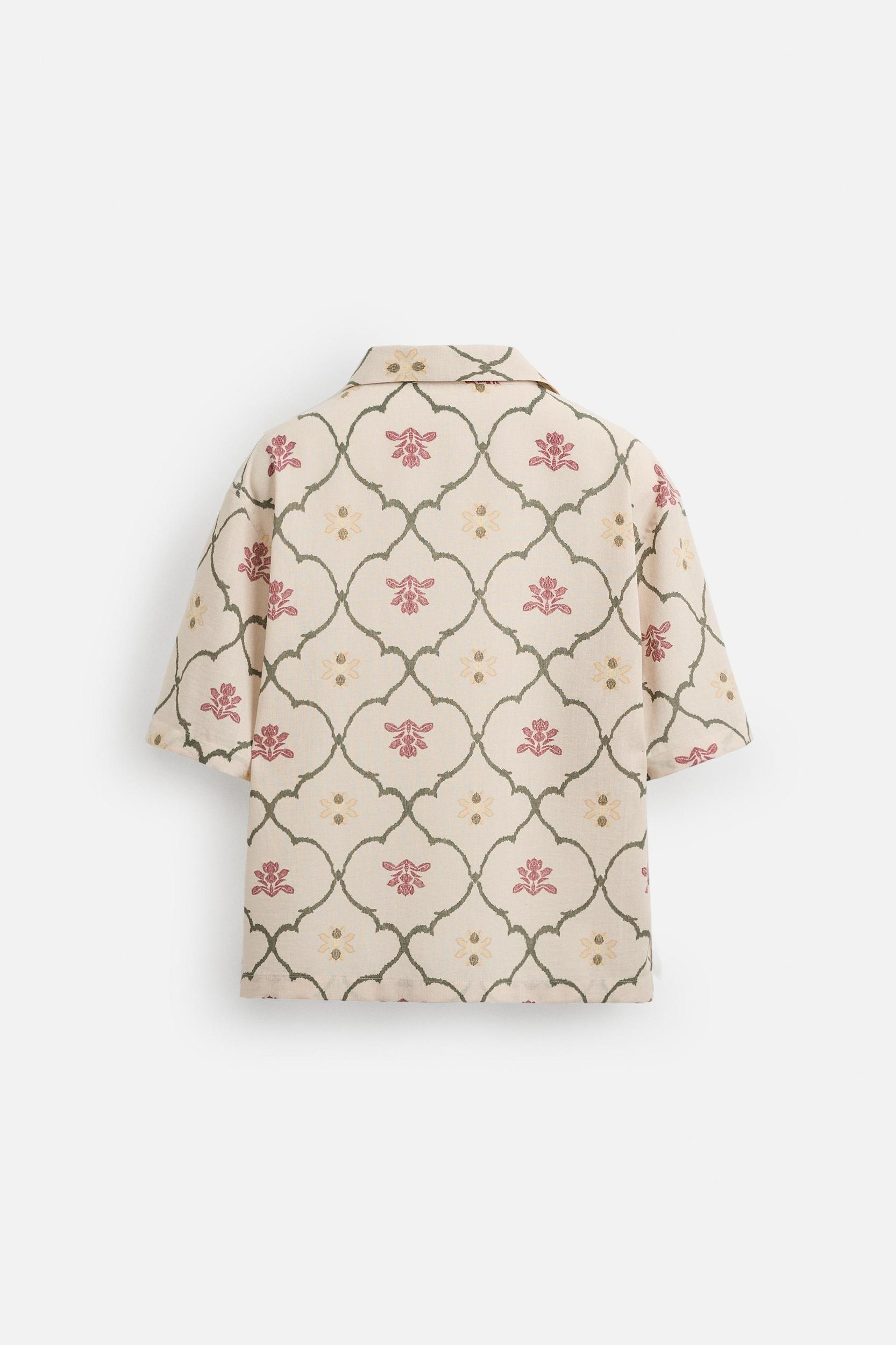 RHOMBUS PRINT SHIRT Product Image