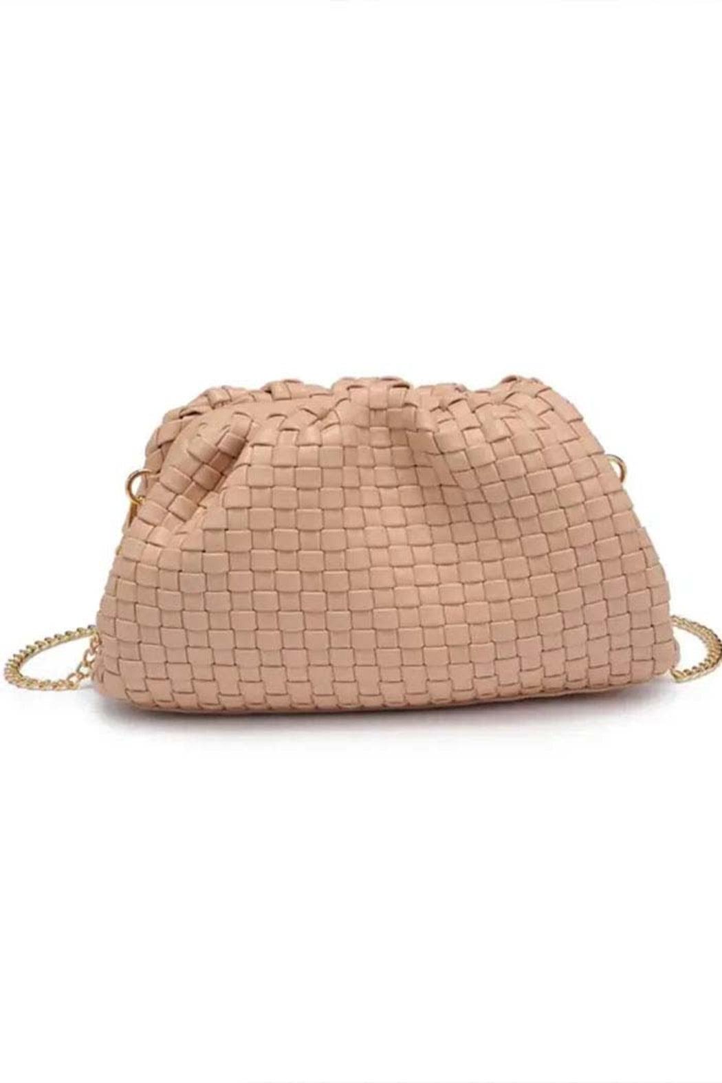 Tate Woven Frame Clutch Product Image