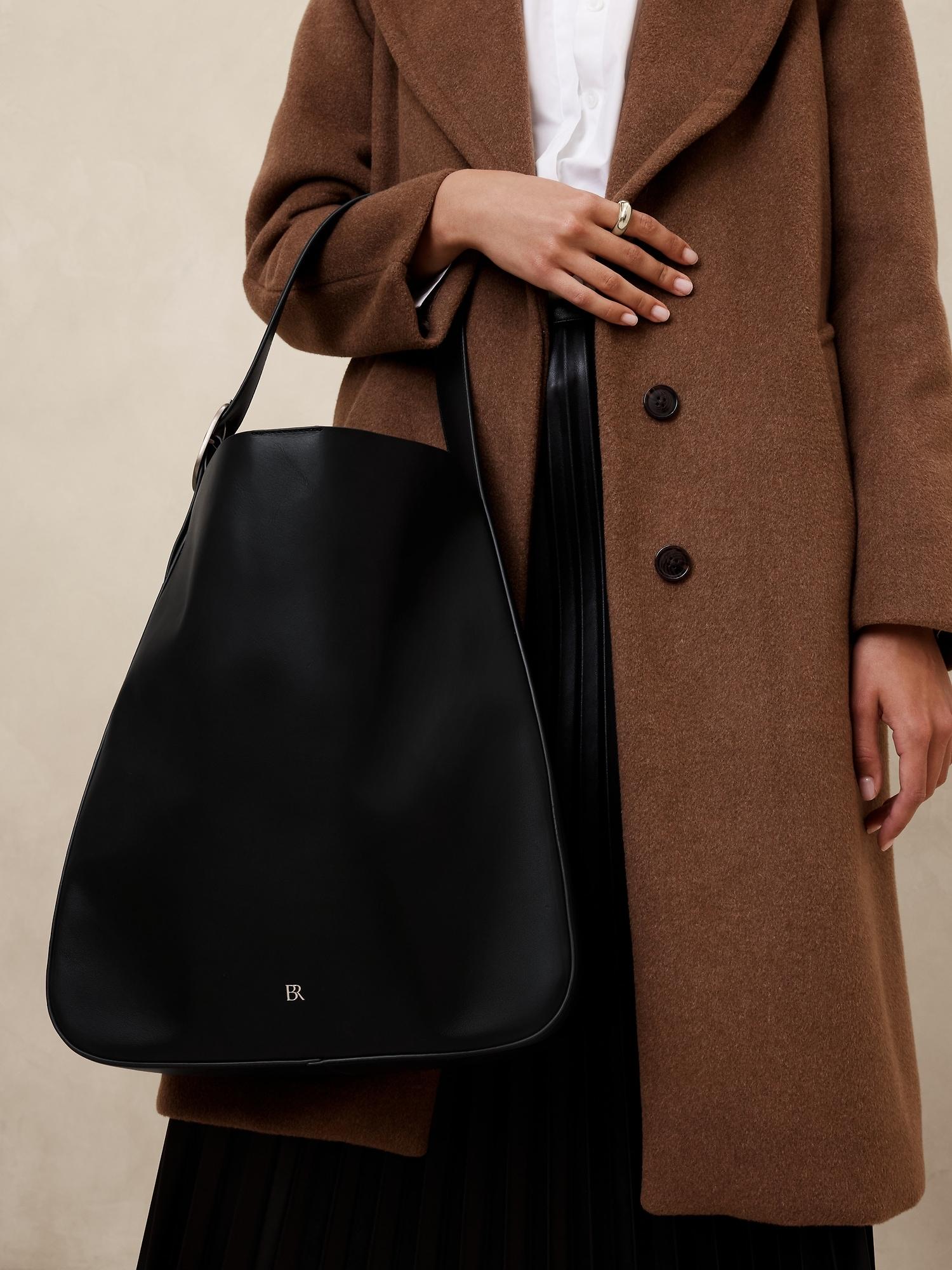 Leather Oversize Tote Product Image