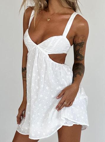 Khalia Mini Dress White Product Image