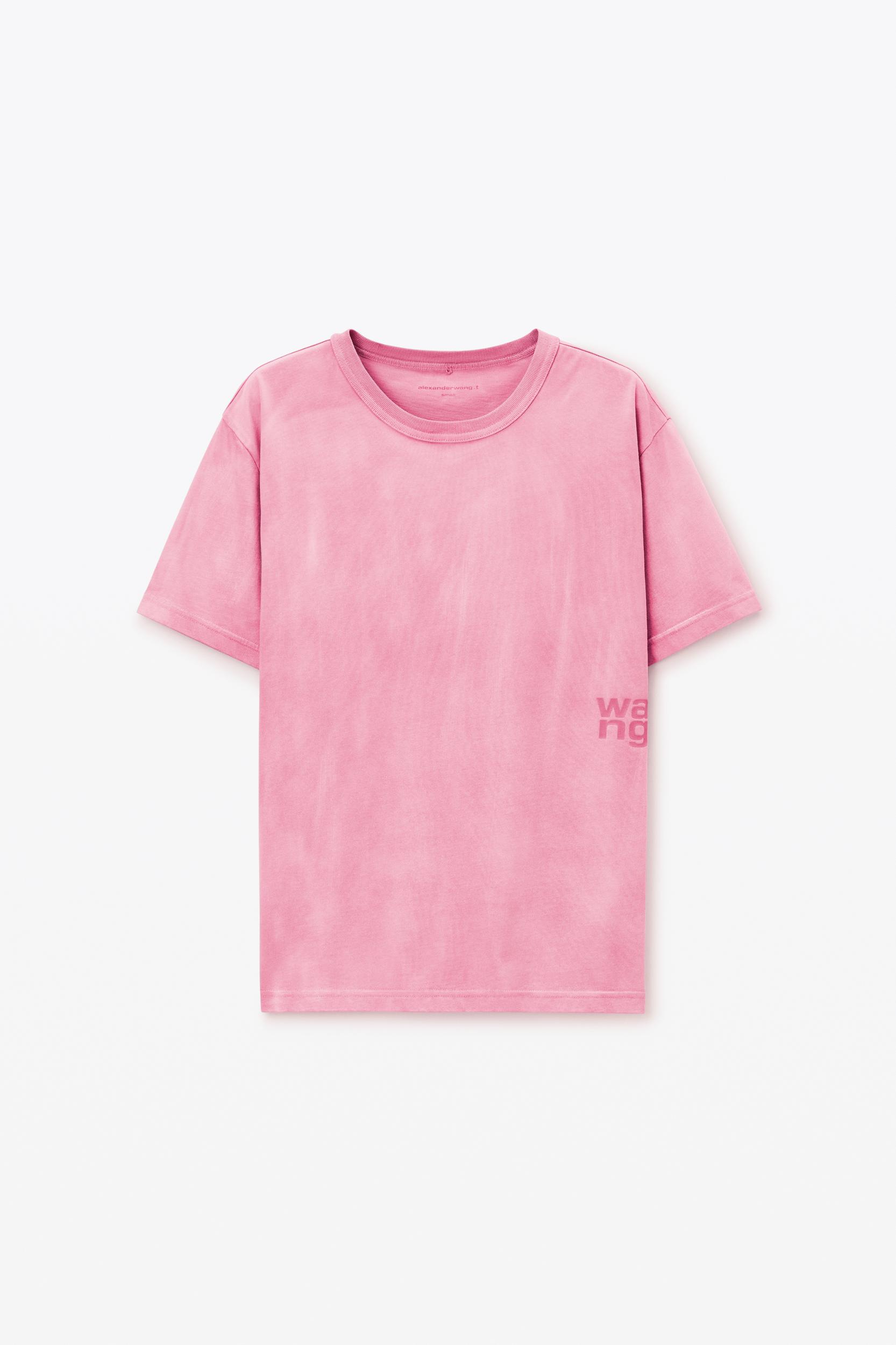 Pink Cotton-jersey Logo Tee Product Image