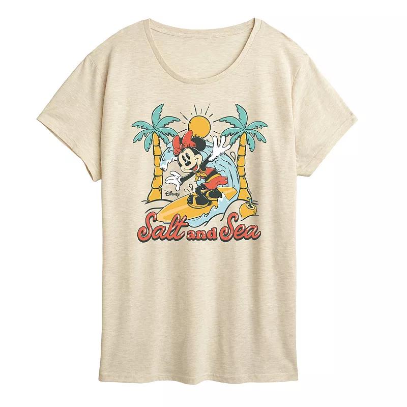 Disney's Minnie Mouse Women's Salt and Sea Graphic Tee,  Product Image
