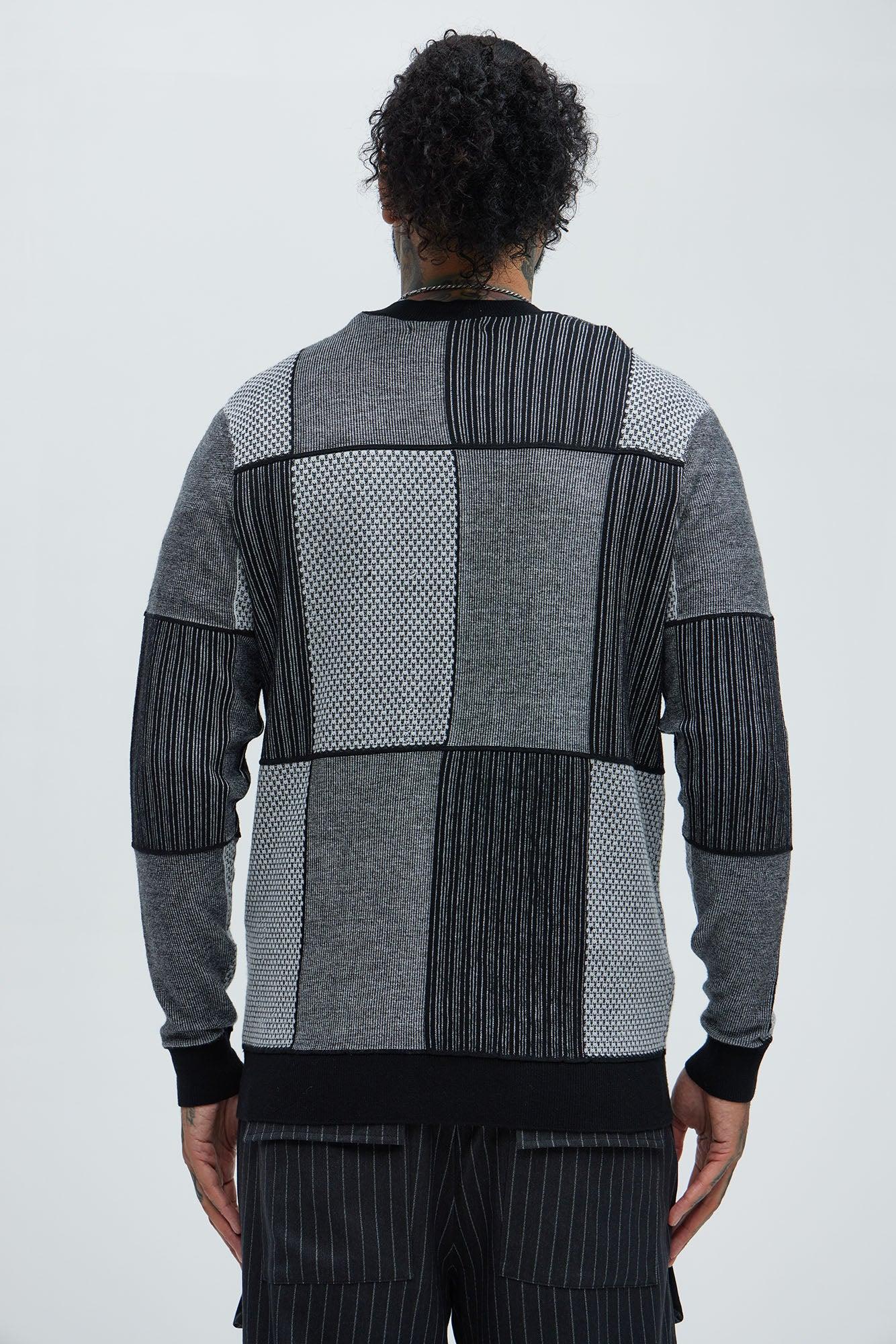 Better And Better Crewneck Sweater - Black/combo Male Product Image