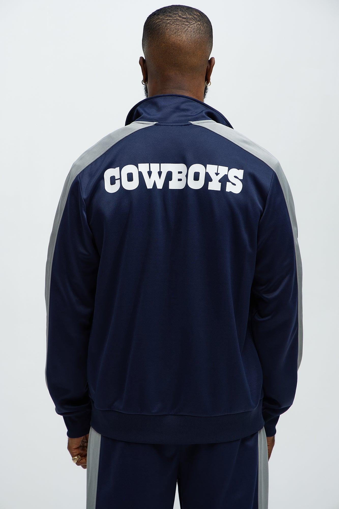 Cowboys Stand By Track Jacket - Navy Male Product Image