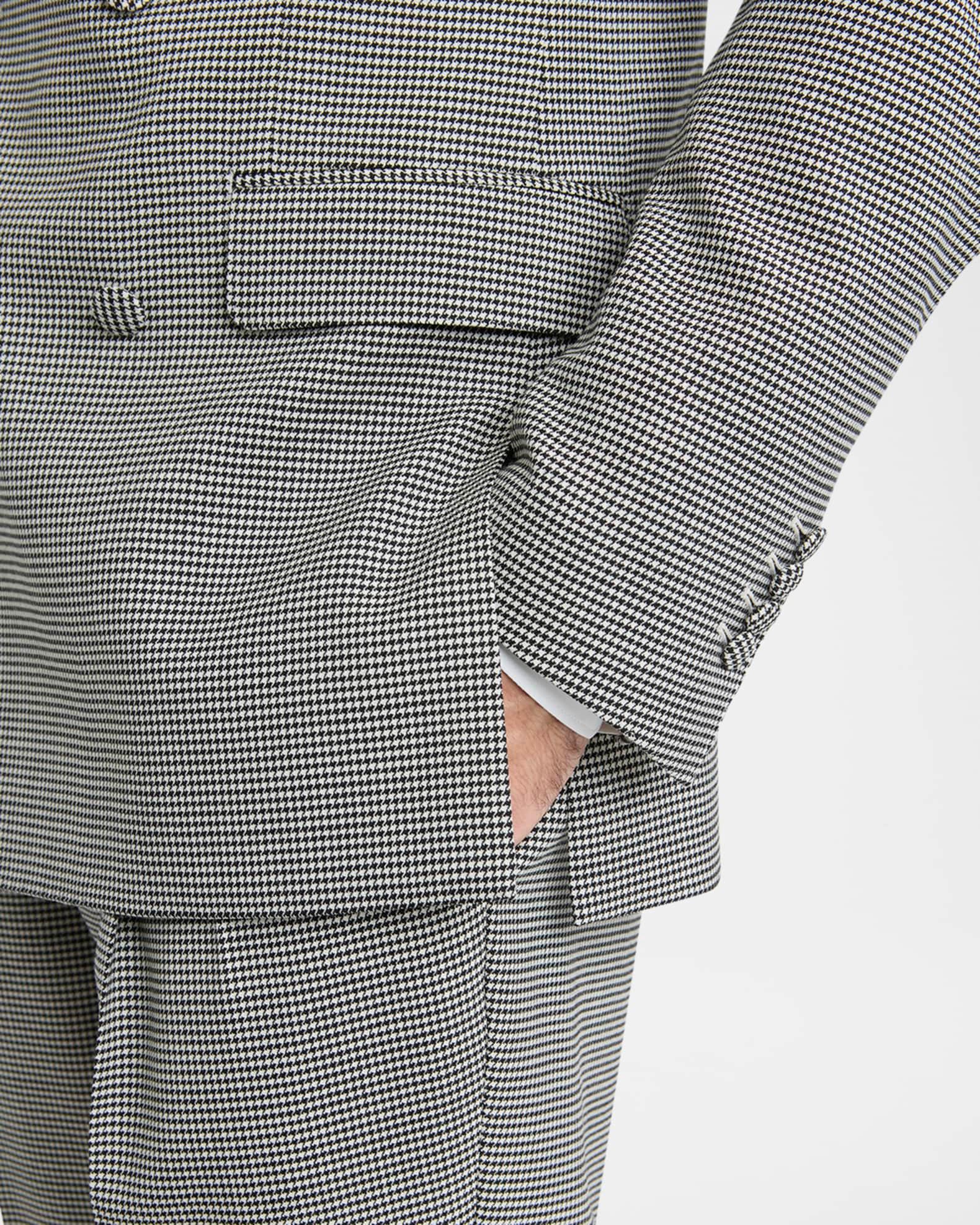 Men's Micro-Houndstooth Double-Breasted Sport Coat Product Image