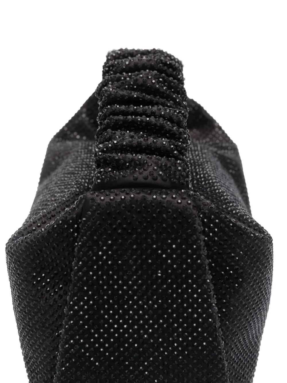 Scrunchie crystal-embellished mini bag Product Image