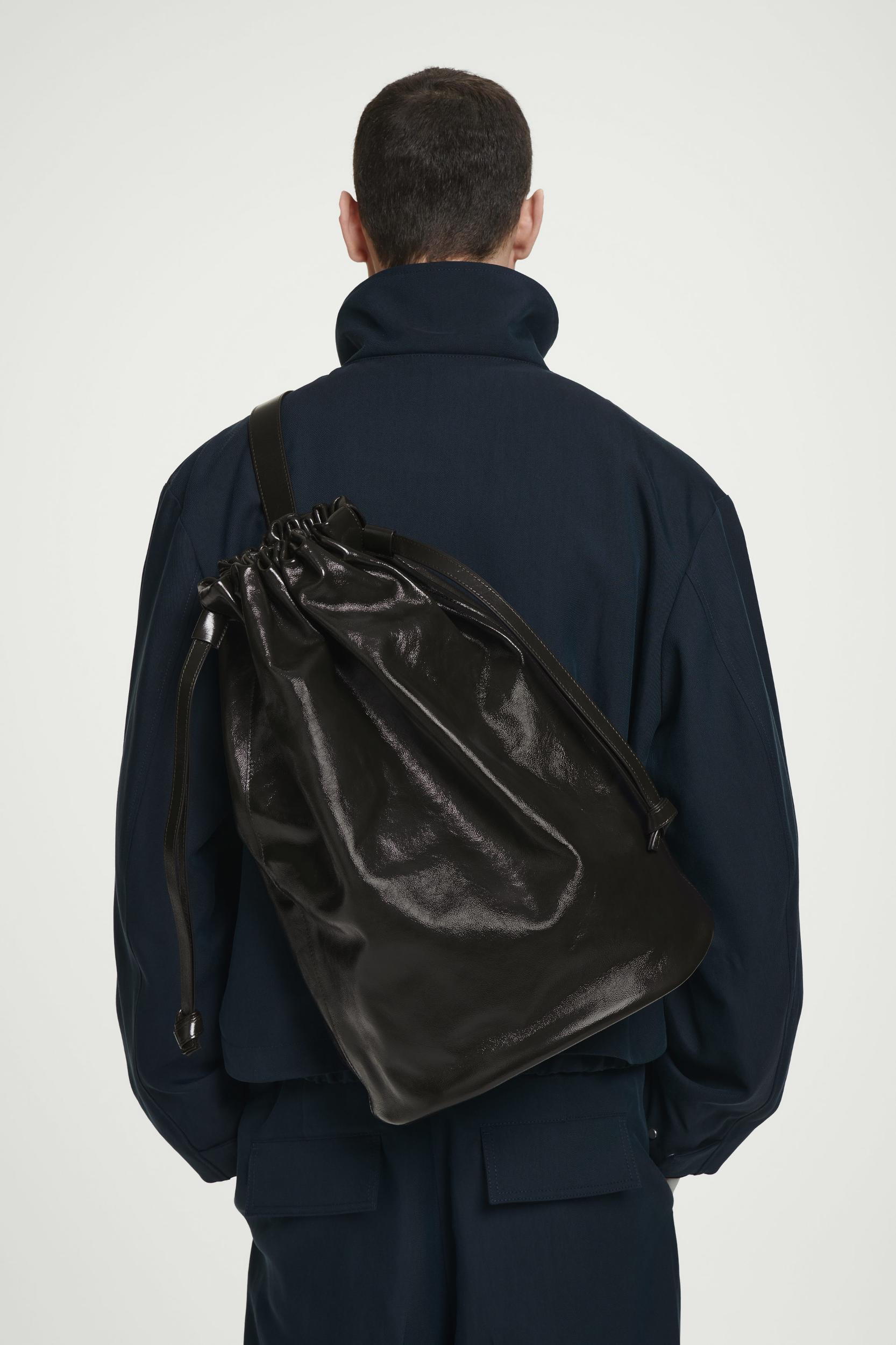 LEATHER DUFFLE BACKPACK Product Image