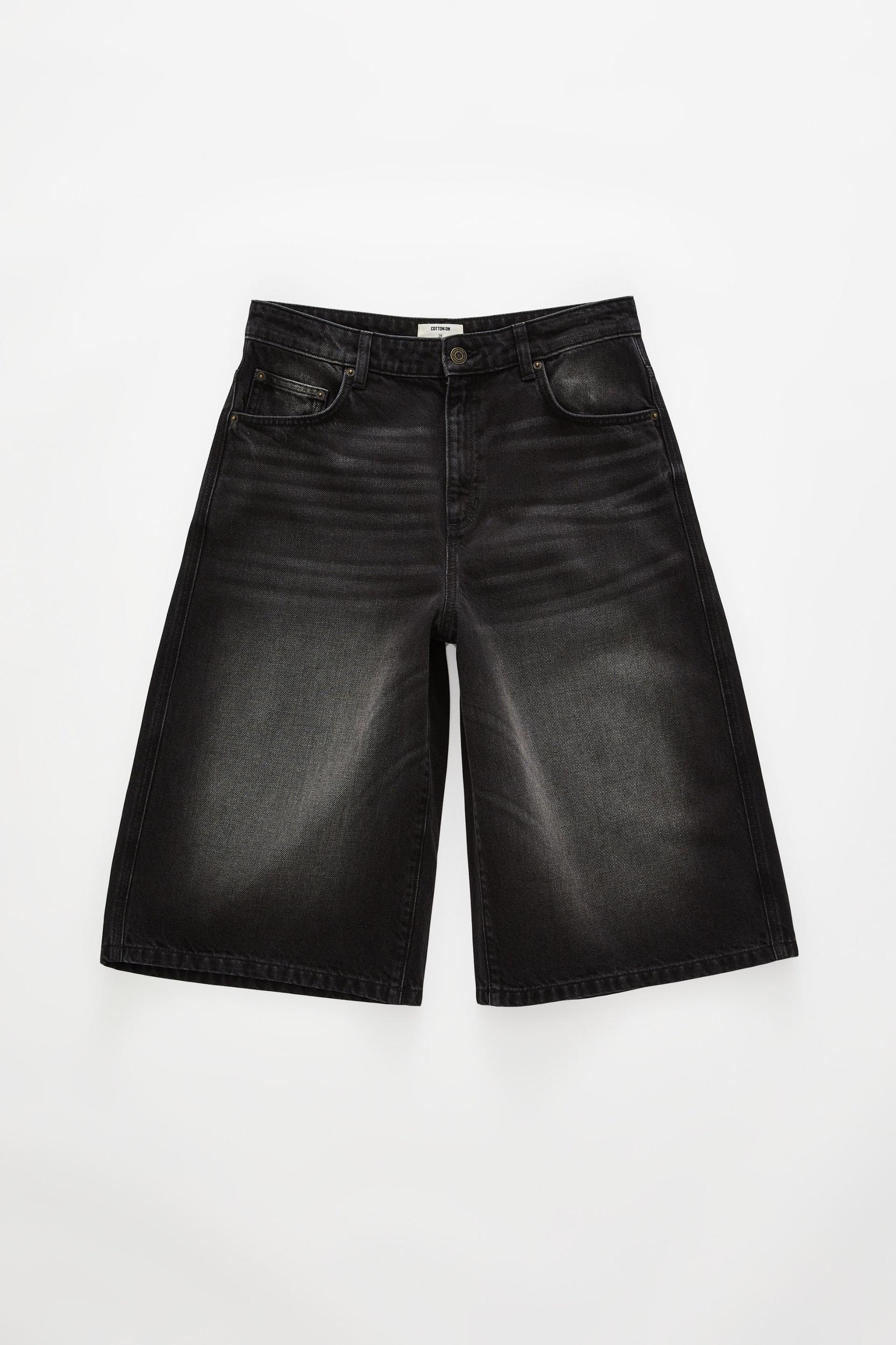 91 Baggy Denim Jort Product Image