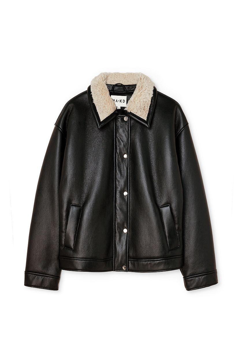 Vintage Look Pu Bonded Jacket Product Image