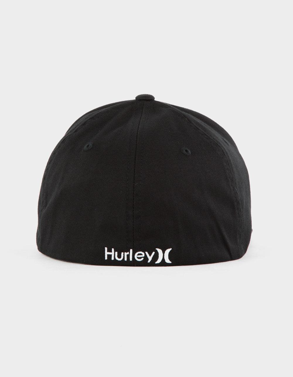 HURLEY One & Only Mens Flexfit Hat - BLACK Product Image