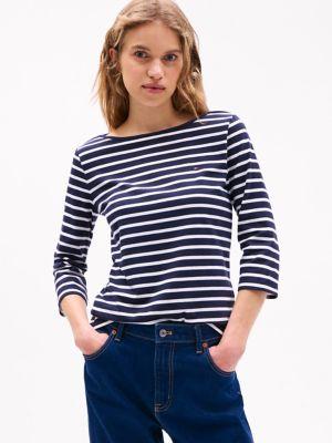 Stripe Boatneck T-Shirt Product Image