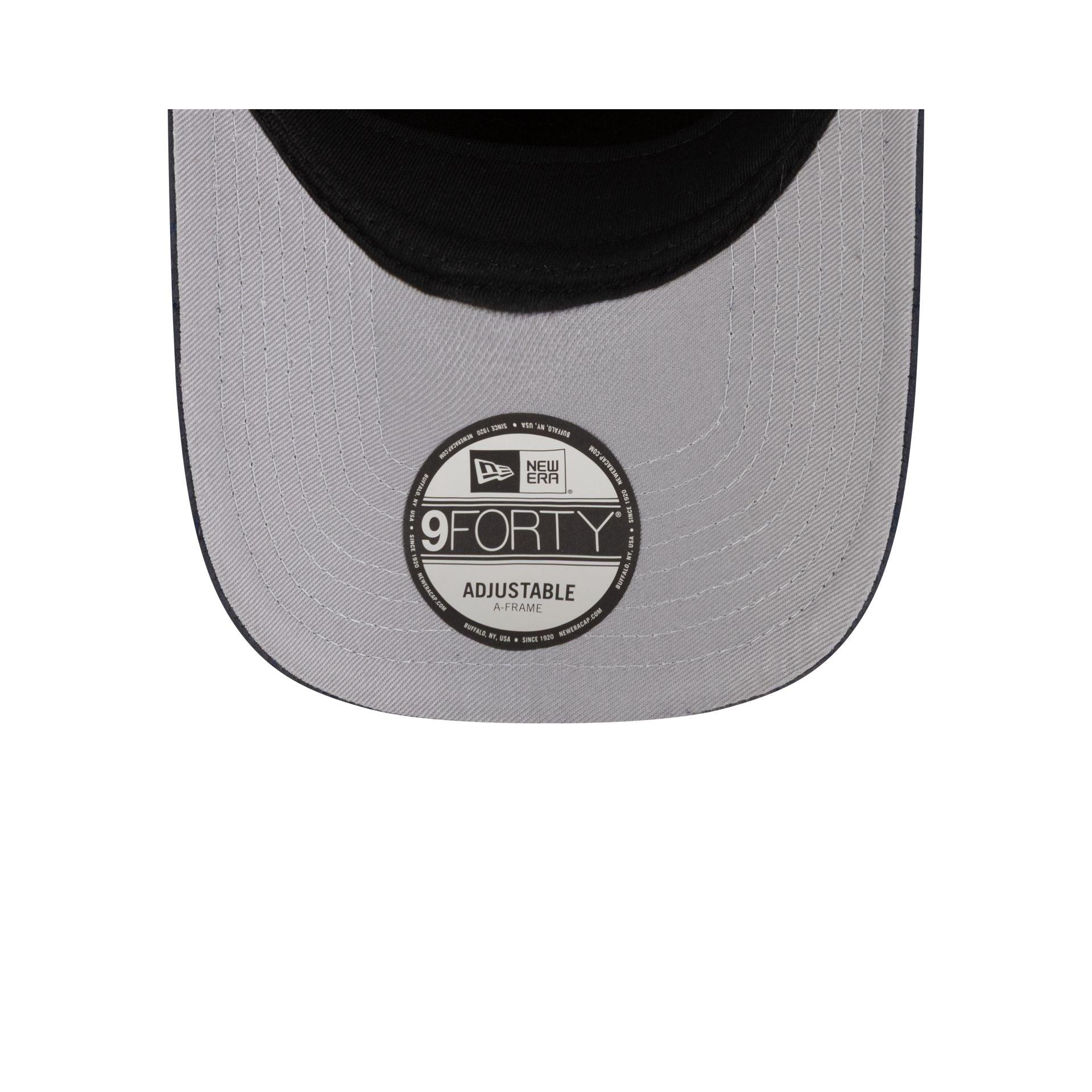 Winnipeg Jets Navy Team 9FORTY A-Frame Snapback Hat Male Product Image