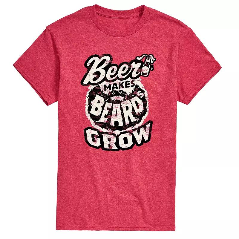 Men's Beer Makes Beards Grow Tee,  Product Image