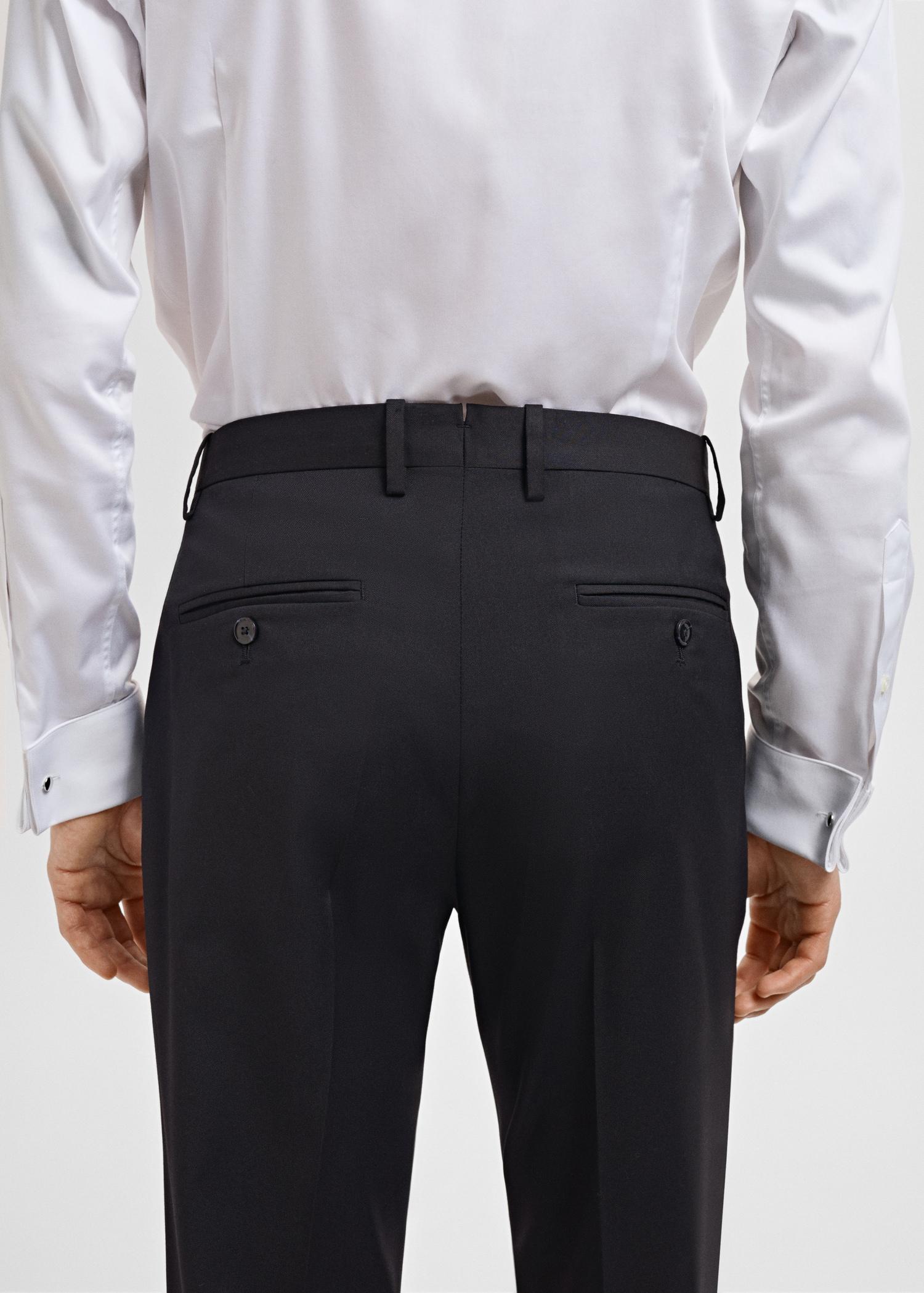 Monaco slim-fit suit pants - Men | MANGO USA Product Image