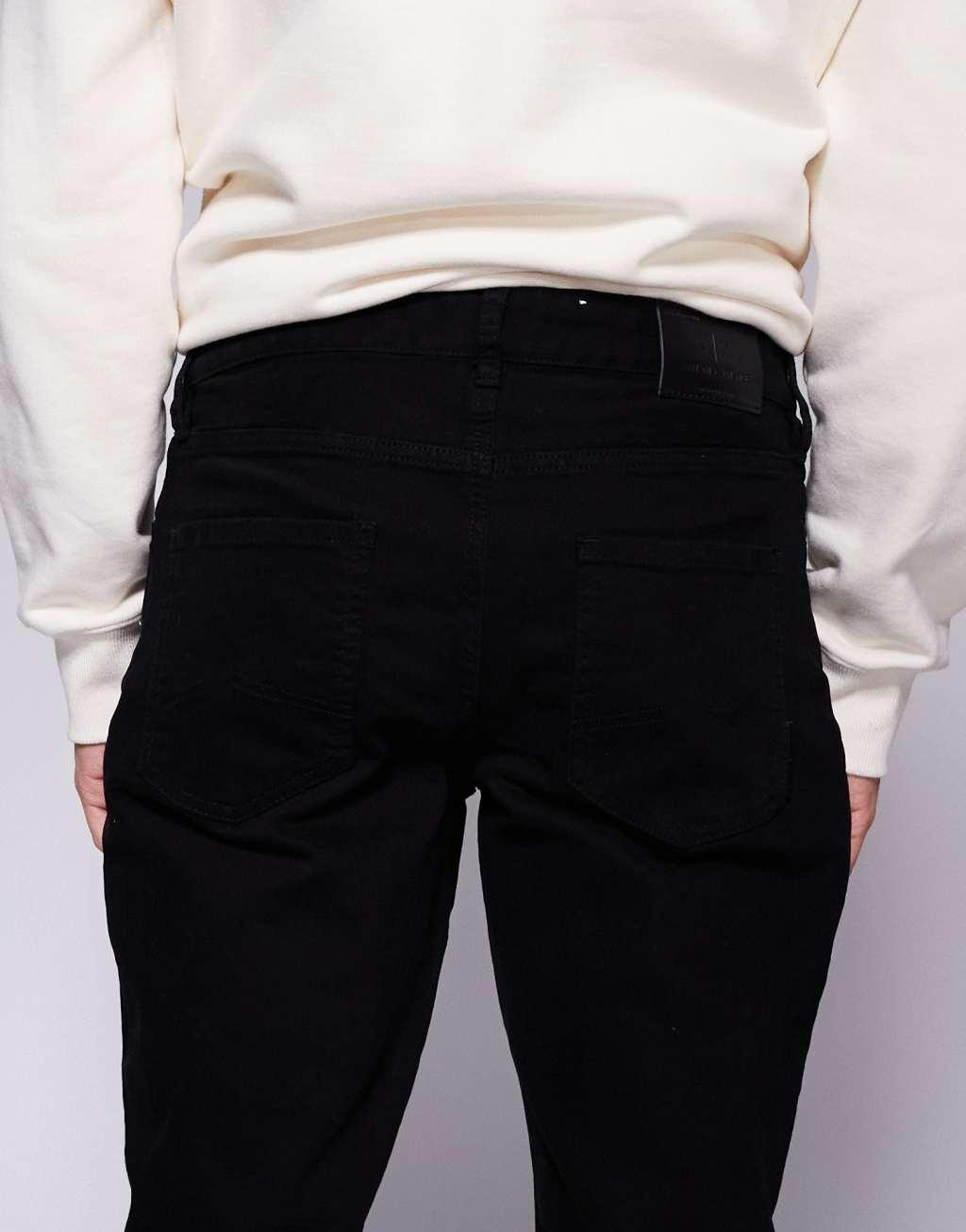 Armani Exchange slim jeans in black Product Image