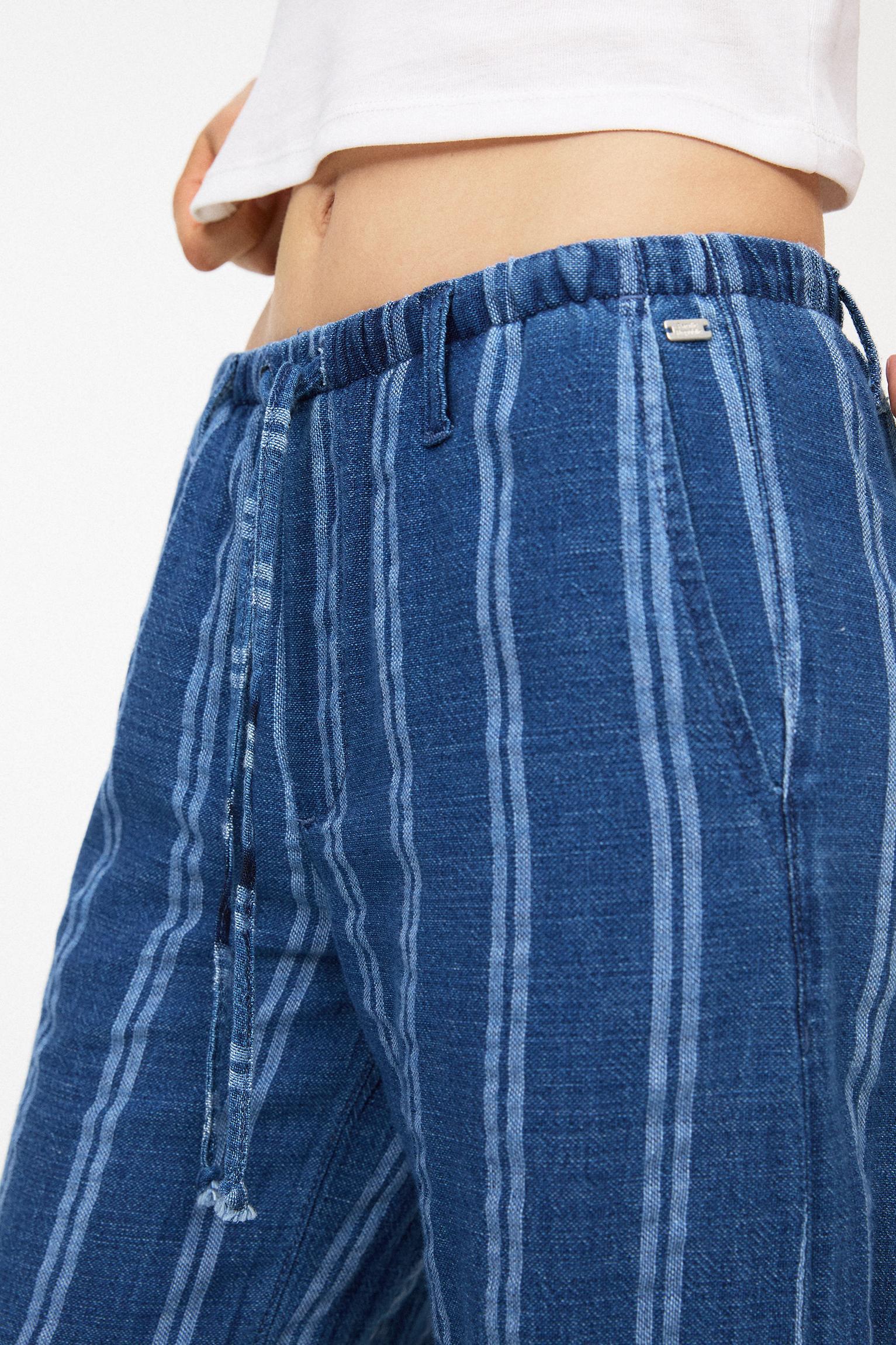 Striped rustic pants Product Image