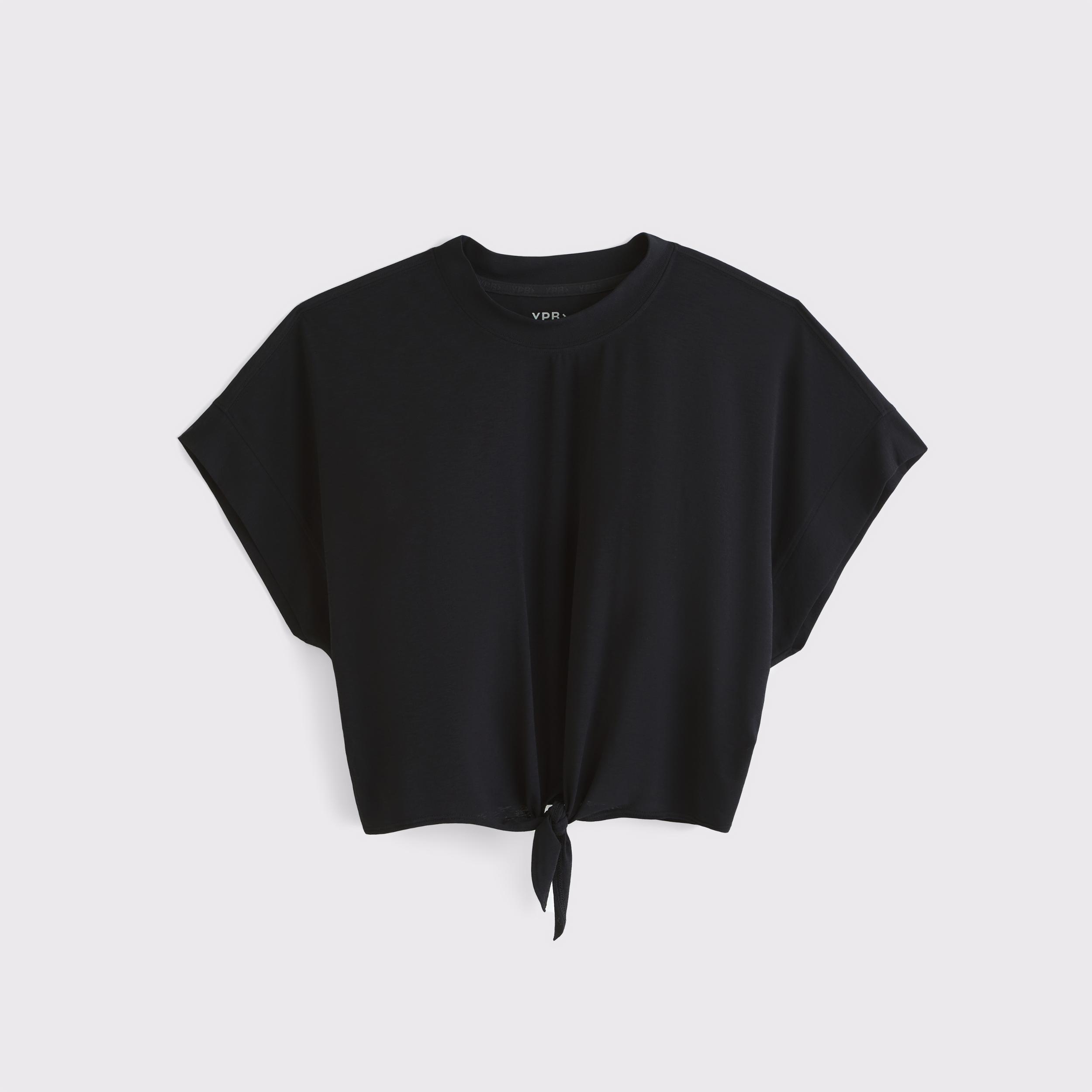 YPB Featherweight Tie-Front Tee Product Image