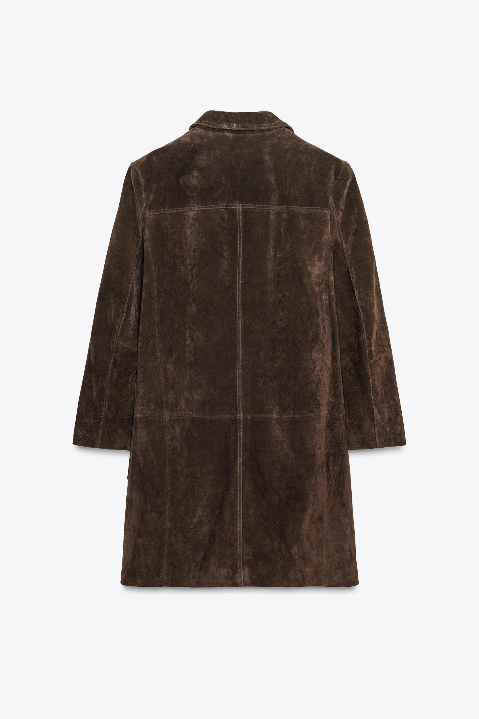 100% SUEDE COAT ZW COLLECTION LIMITED EDITION Product Image