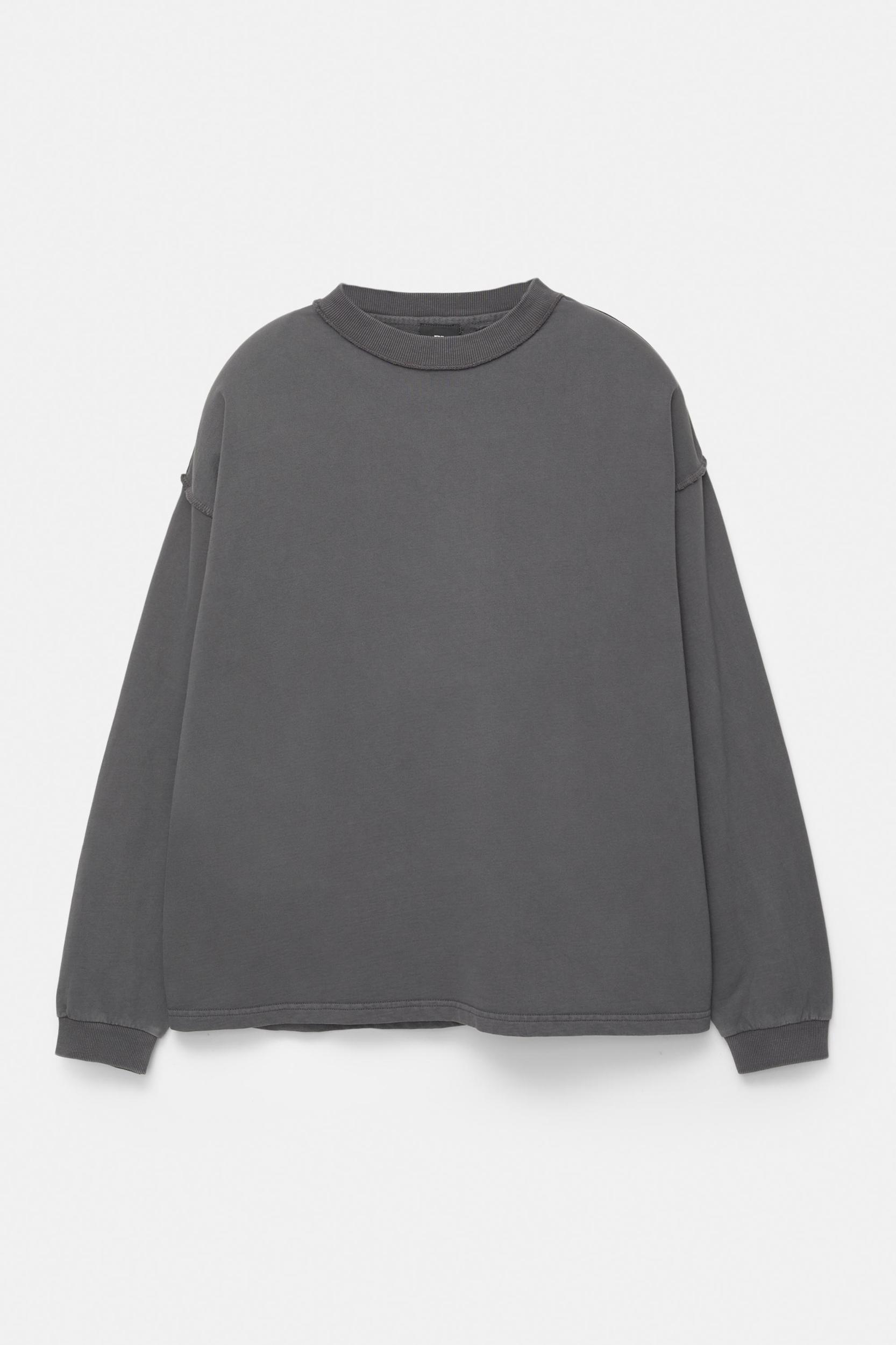 Seam detail long sleeve T-shirt Product Image