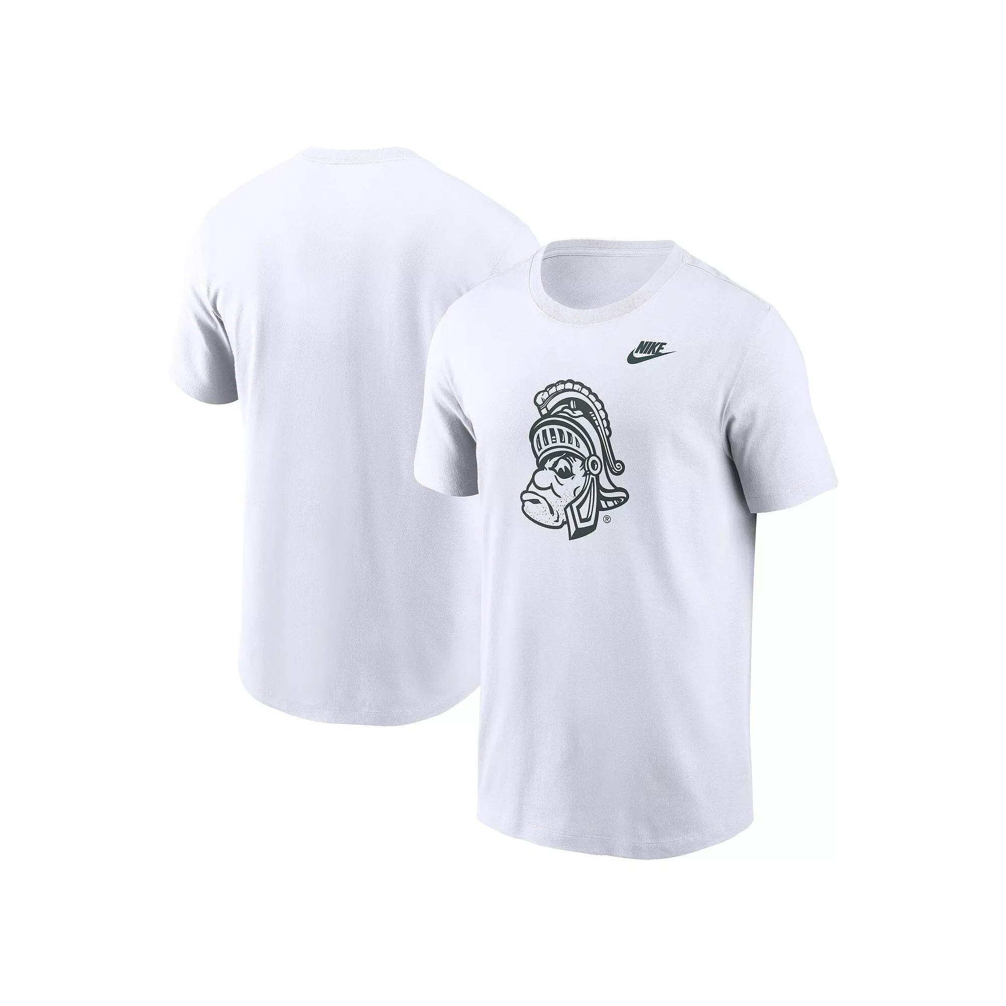 Men's Nike White Michigan State Spartans Legacy Alternate Logo T-Shirt,  Product Image