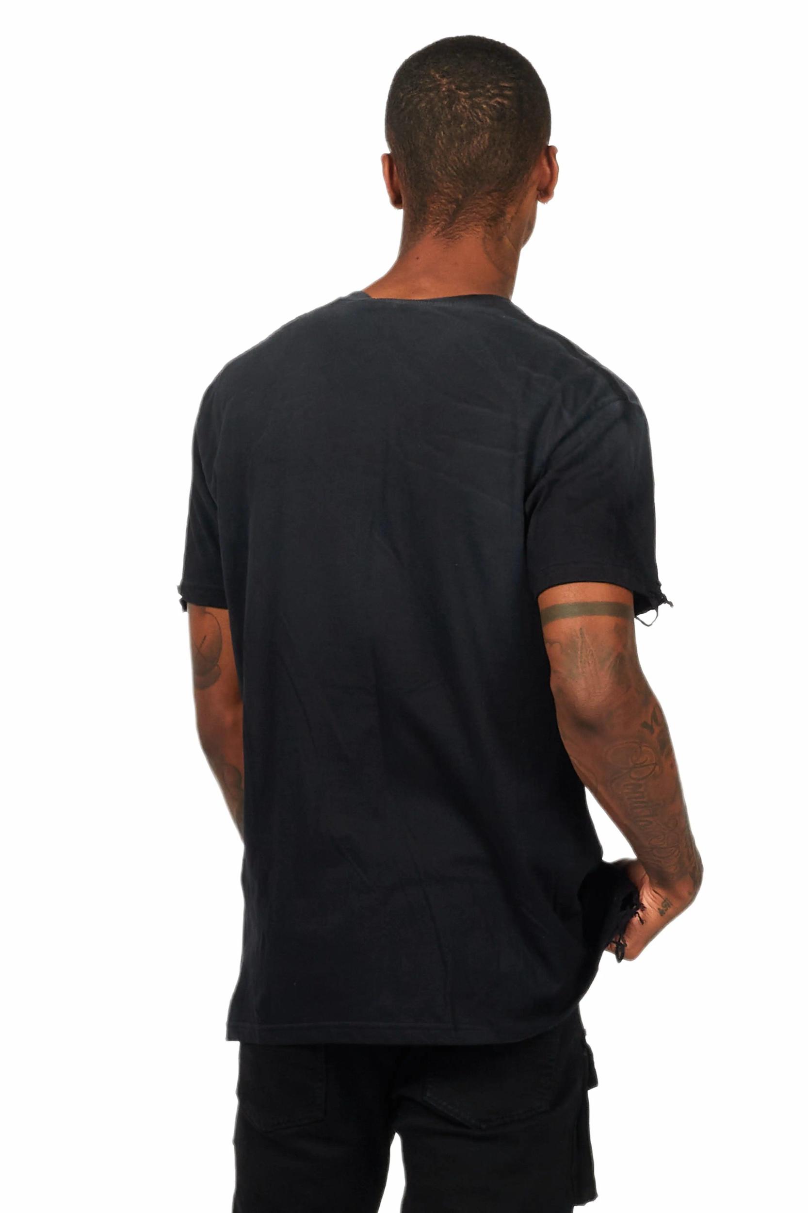 Gonave Black Oversized Graphic T-Shirt Male Product Image