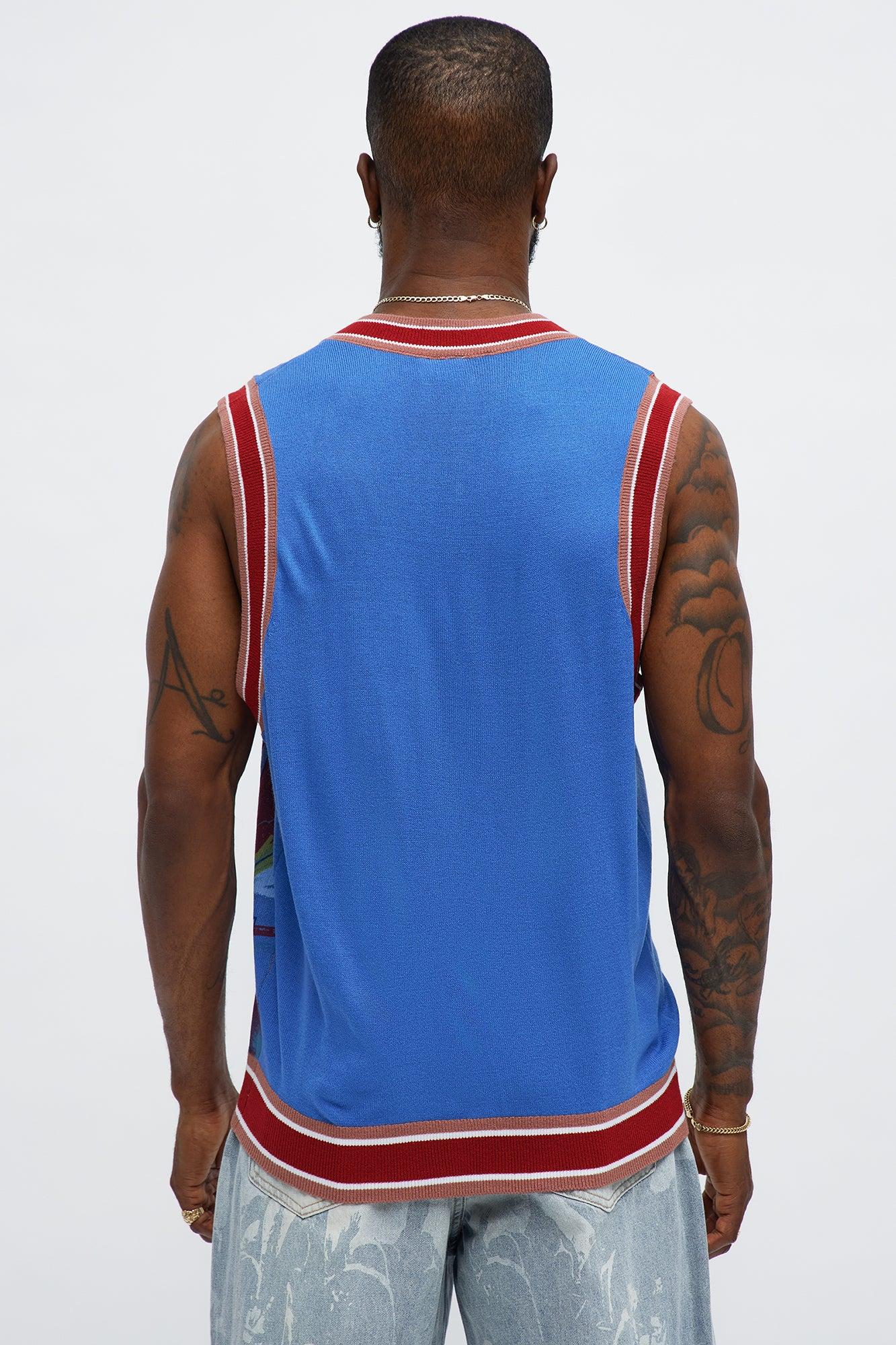 Superman Pullover Sweater Vest - Multi Color Male Product Image