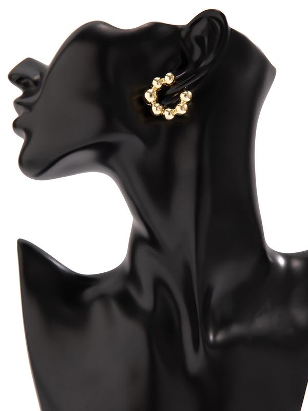 Geometric Solid Color Ear Clip Product Image