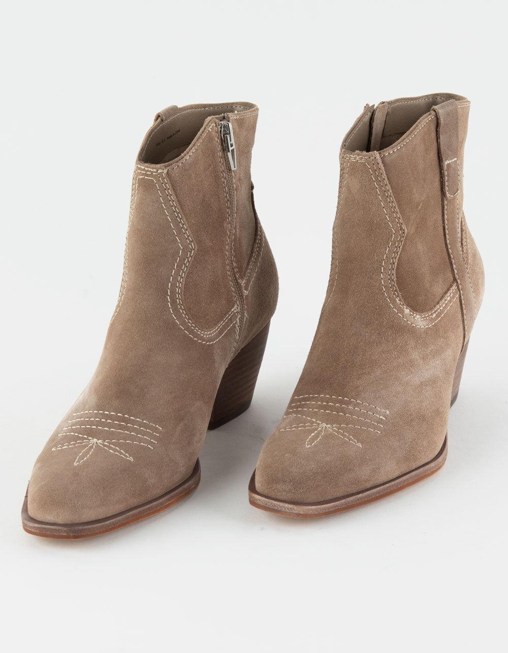 DOLCE VITA Silma Womens Western Booties - DK KHAKI Product Image