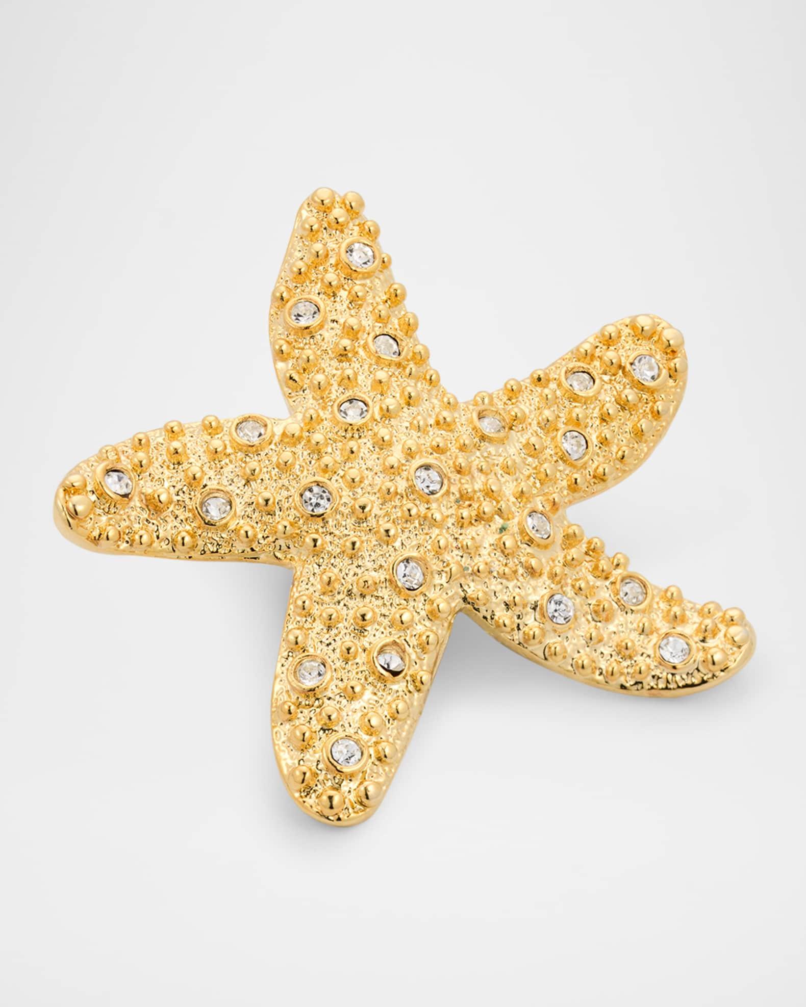 Crystal Starfish Pin Product Image