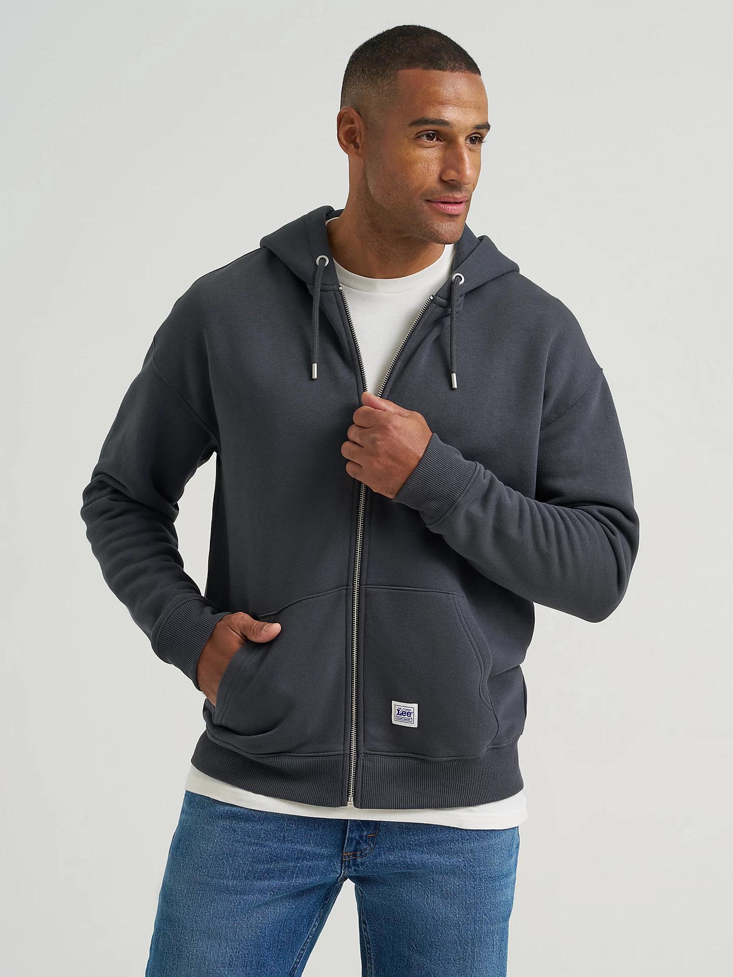 Men's Relaxed Fit Essential Workwear Full Zip Jacket | Men's Jackets & Outerwear | Lee® Product Image